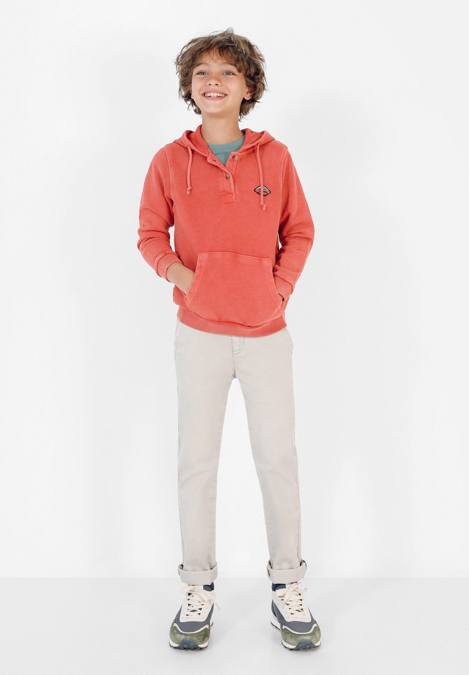 SUDADERA CAPUCHA LAVADA