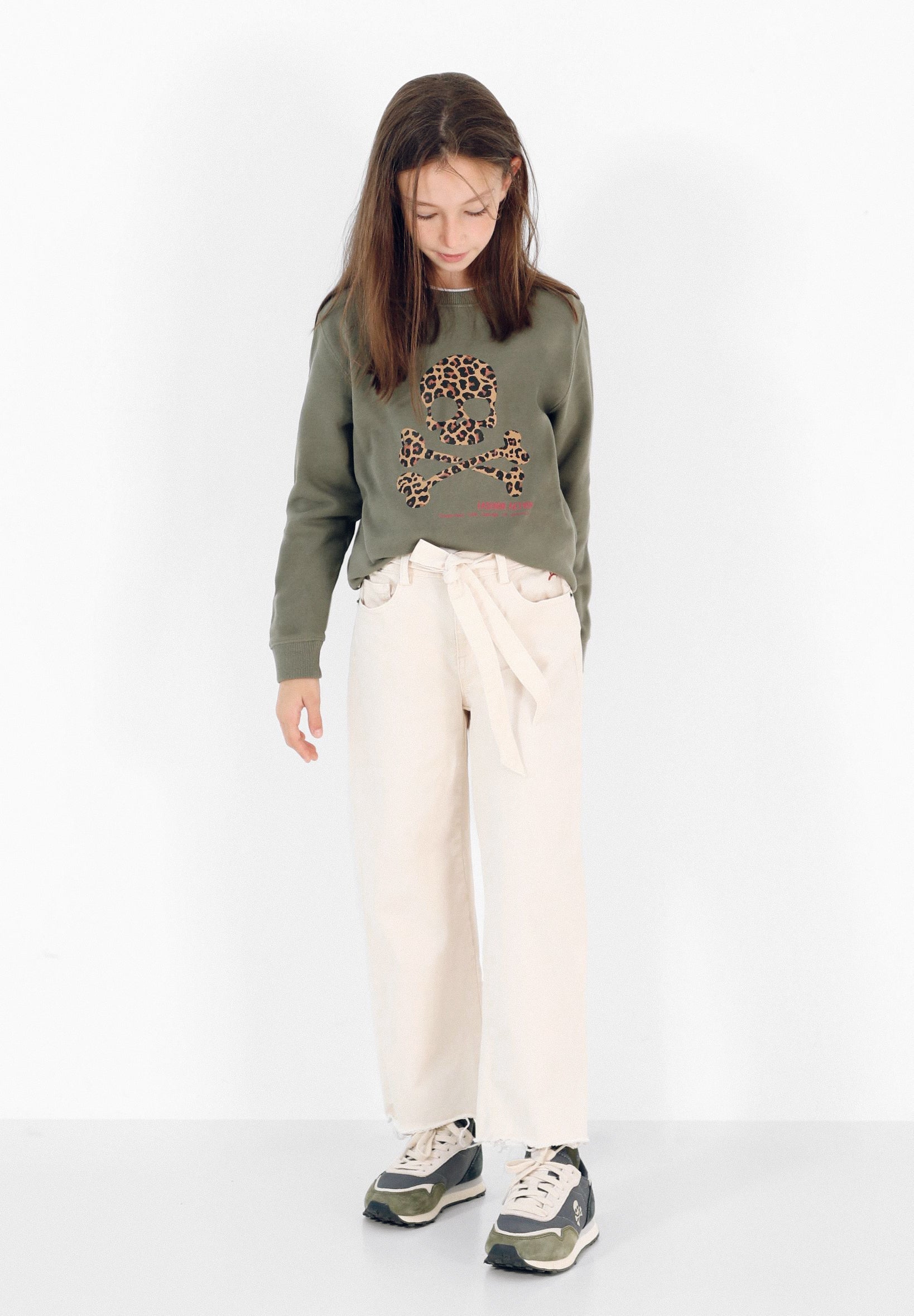 SUDADERA CALAVERA ANIMAL PRINT