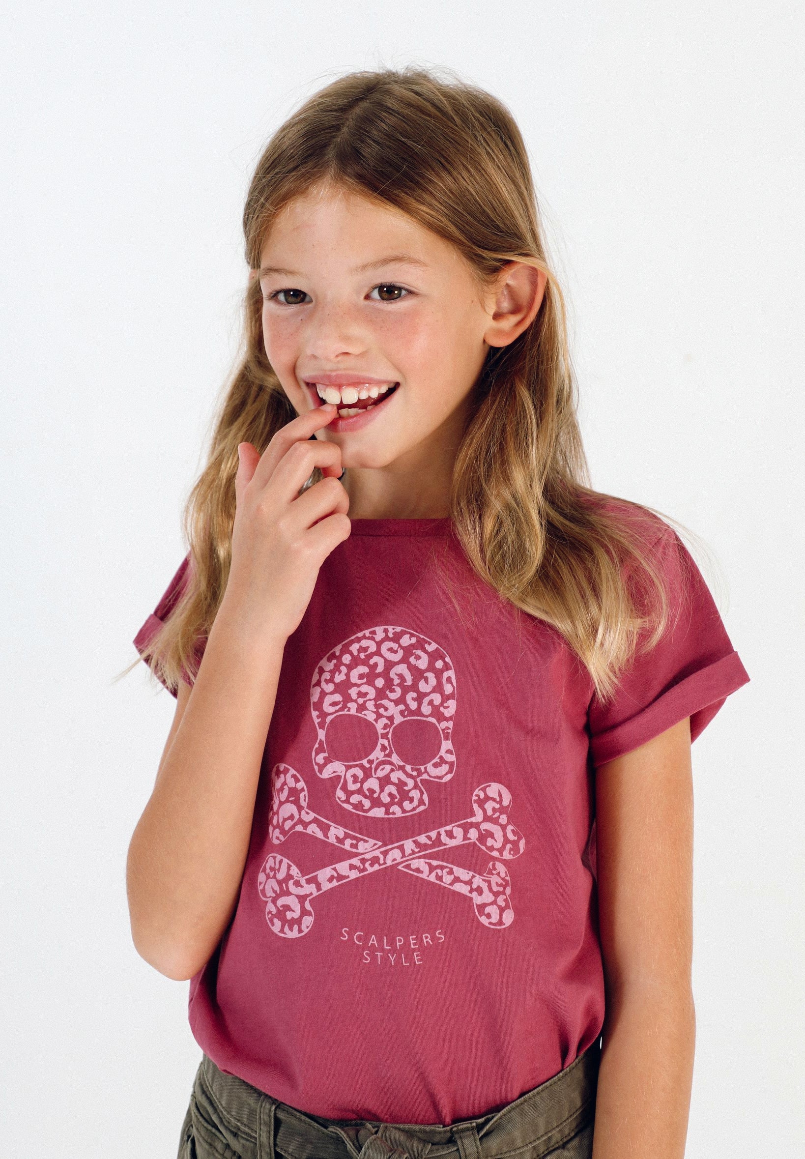 CAMISETA CALAVERA ANIMAL PRINT