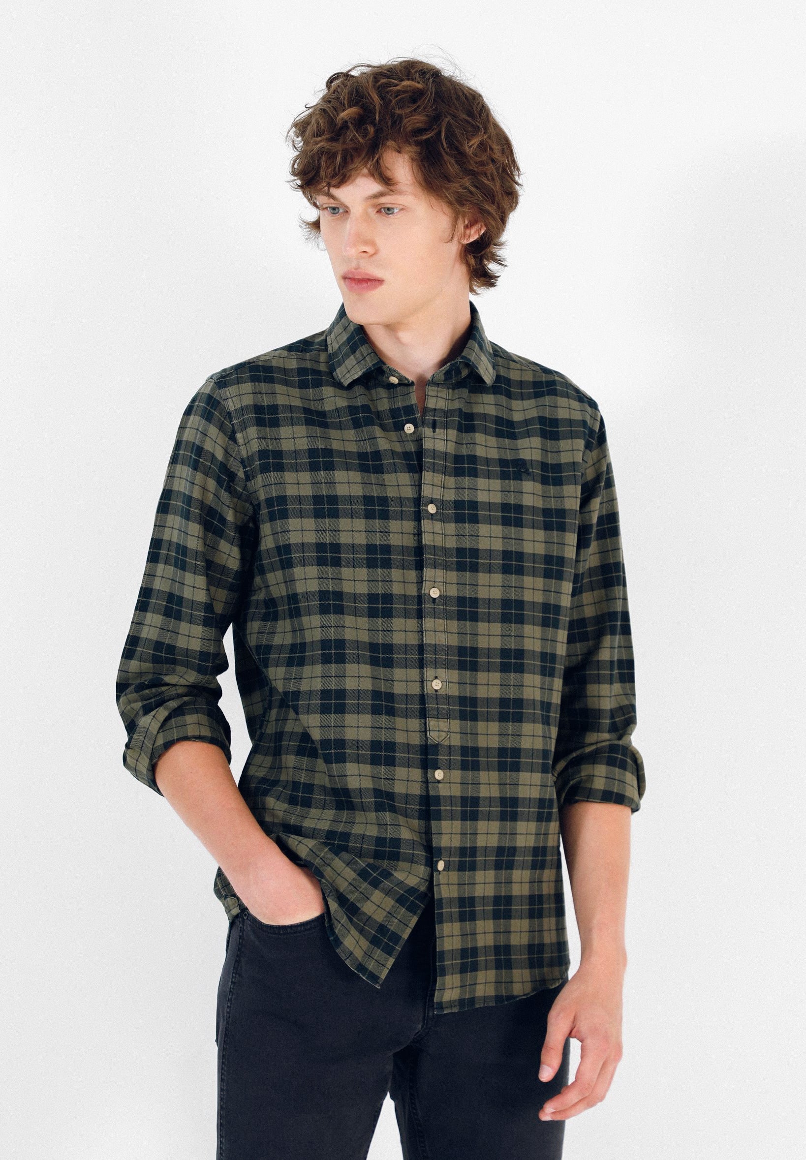 CAMISA CUADROS FRANELA