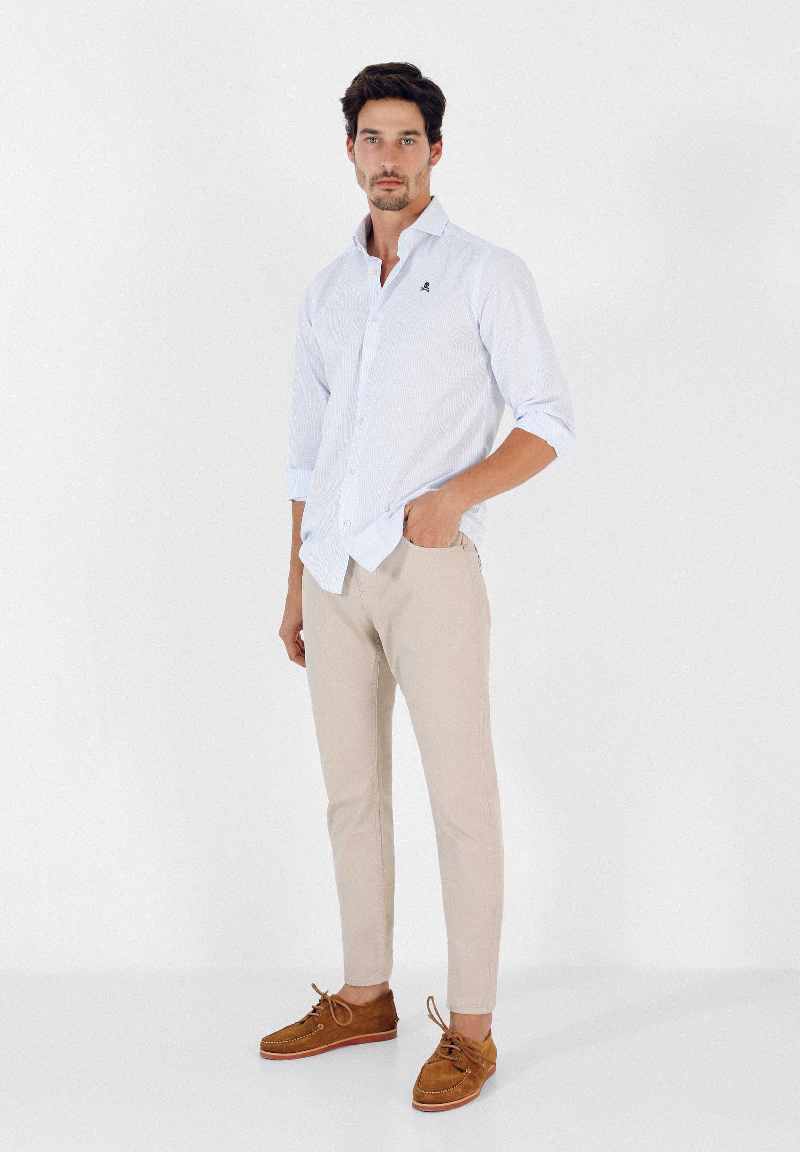 CAMISA CUADROS MINI CALAVERA