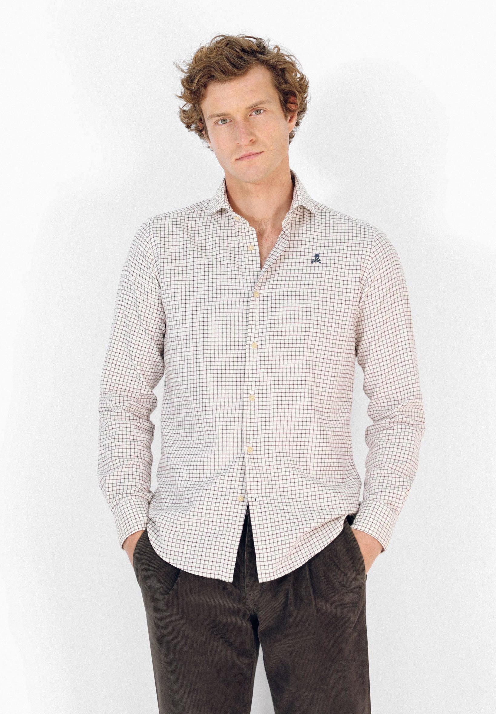 CAMISA CUADROS CALAVERA