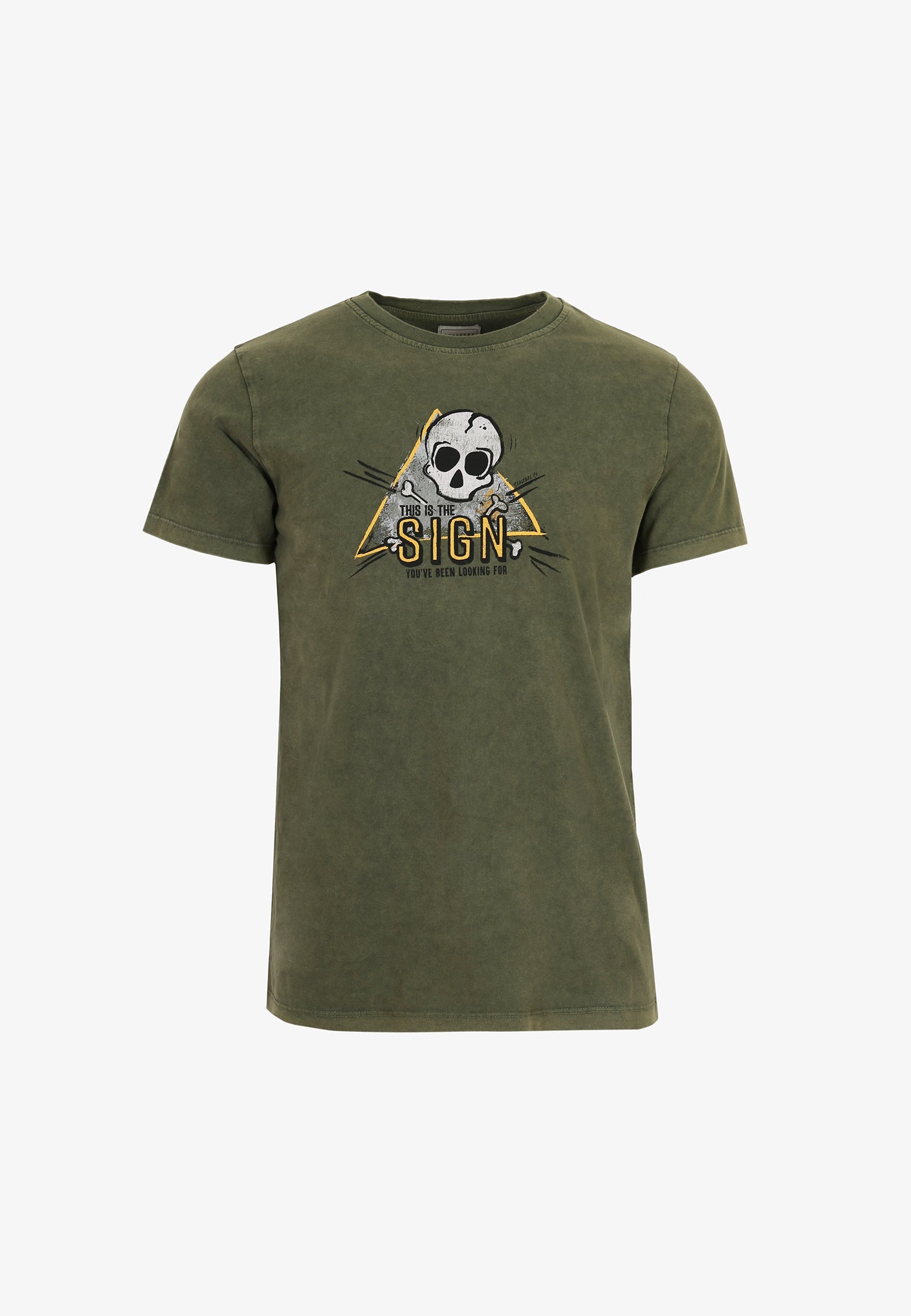 CAMISETA LAVADA PRINT SEÑAL