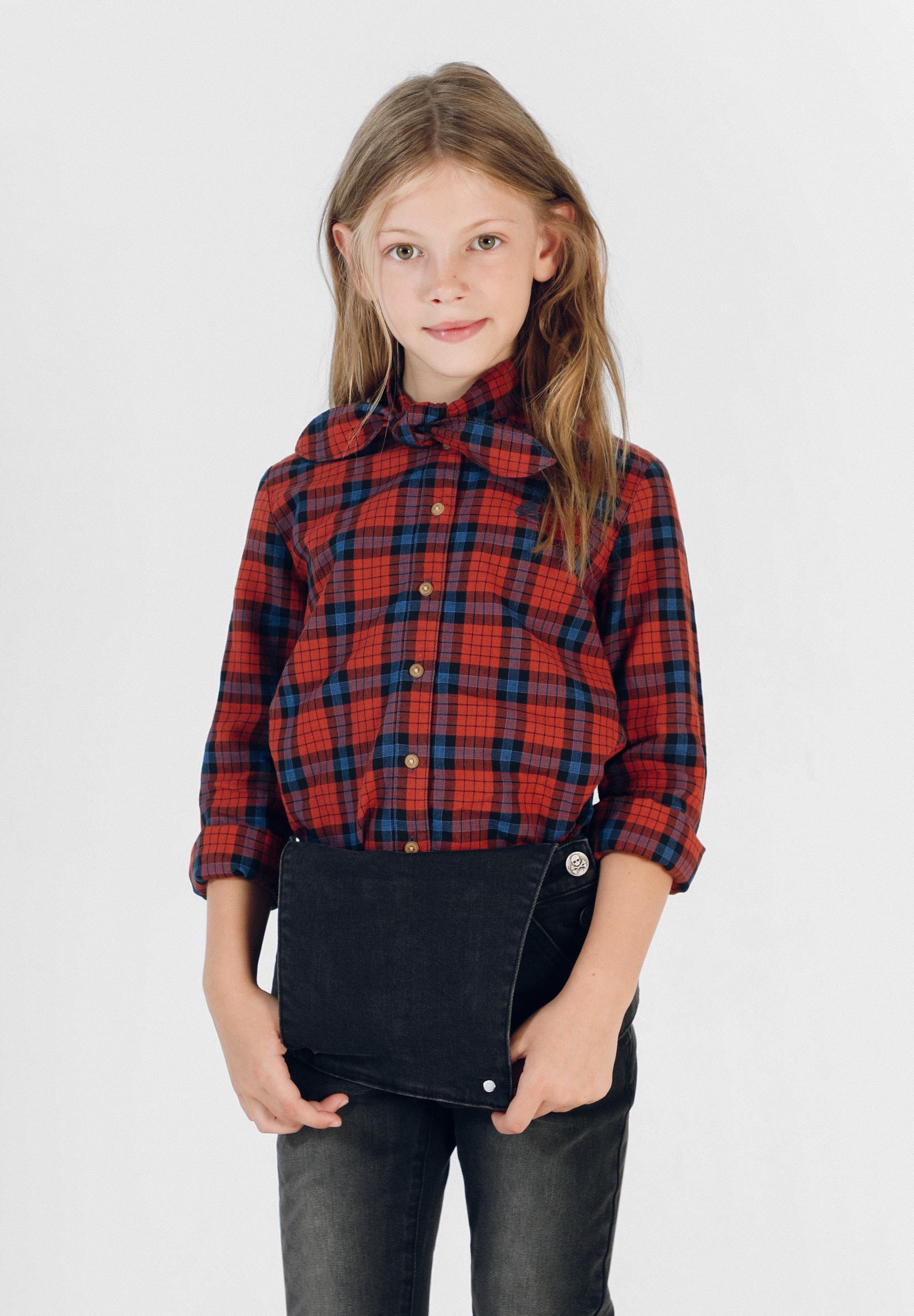 BLUSA CUADROS LAZADA