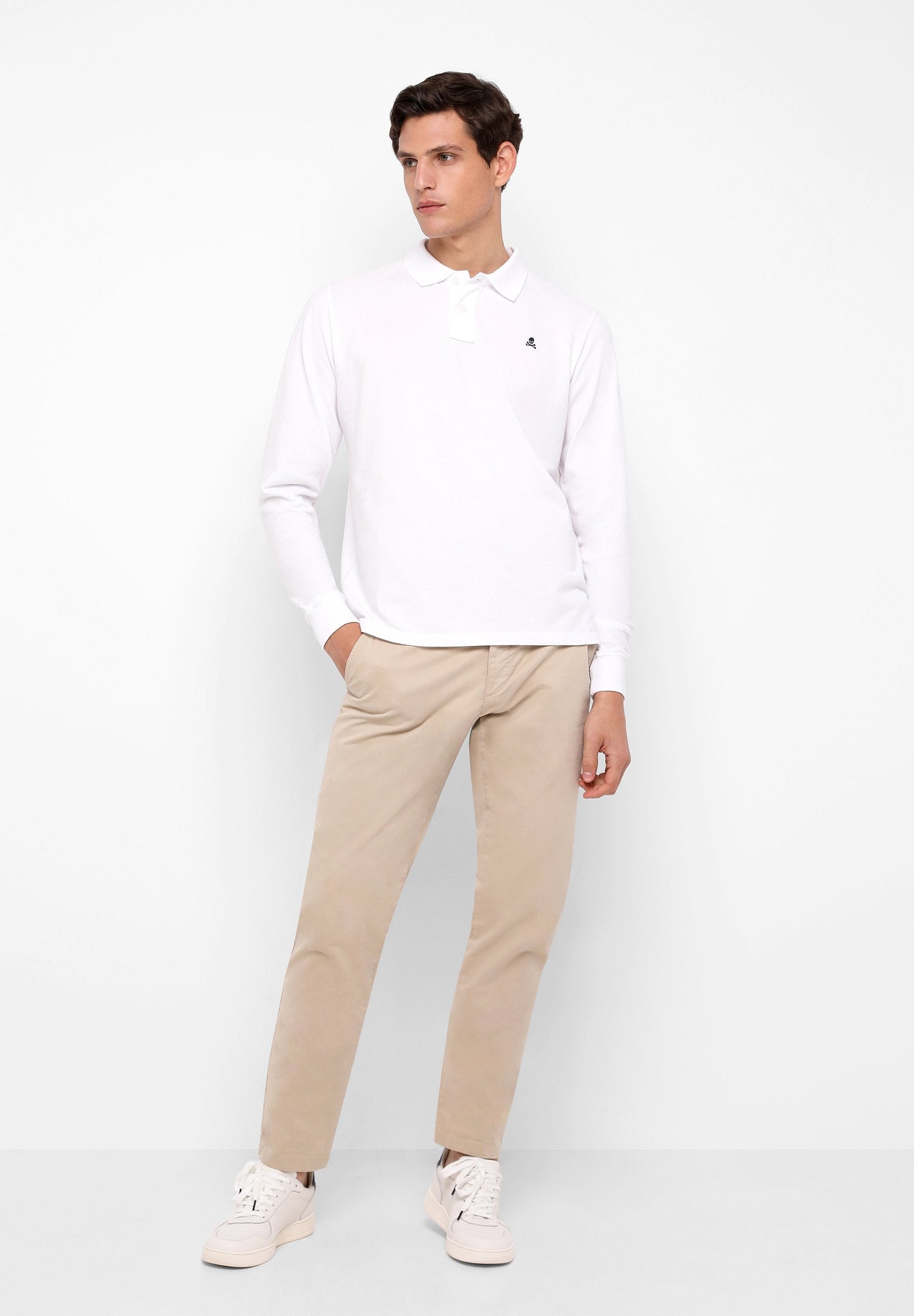 POLO MANGA LARGA CALAVERA