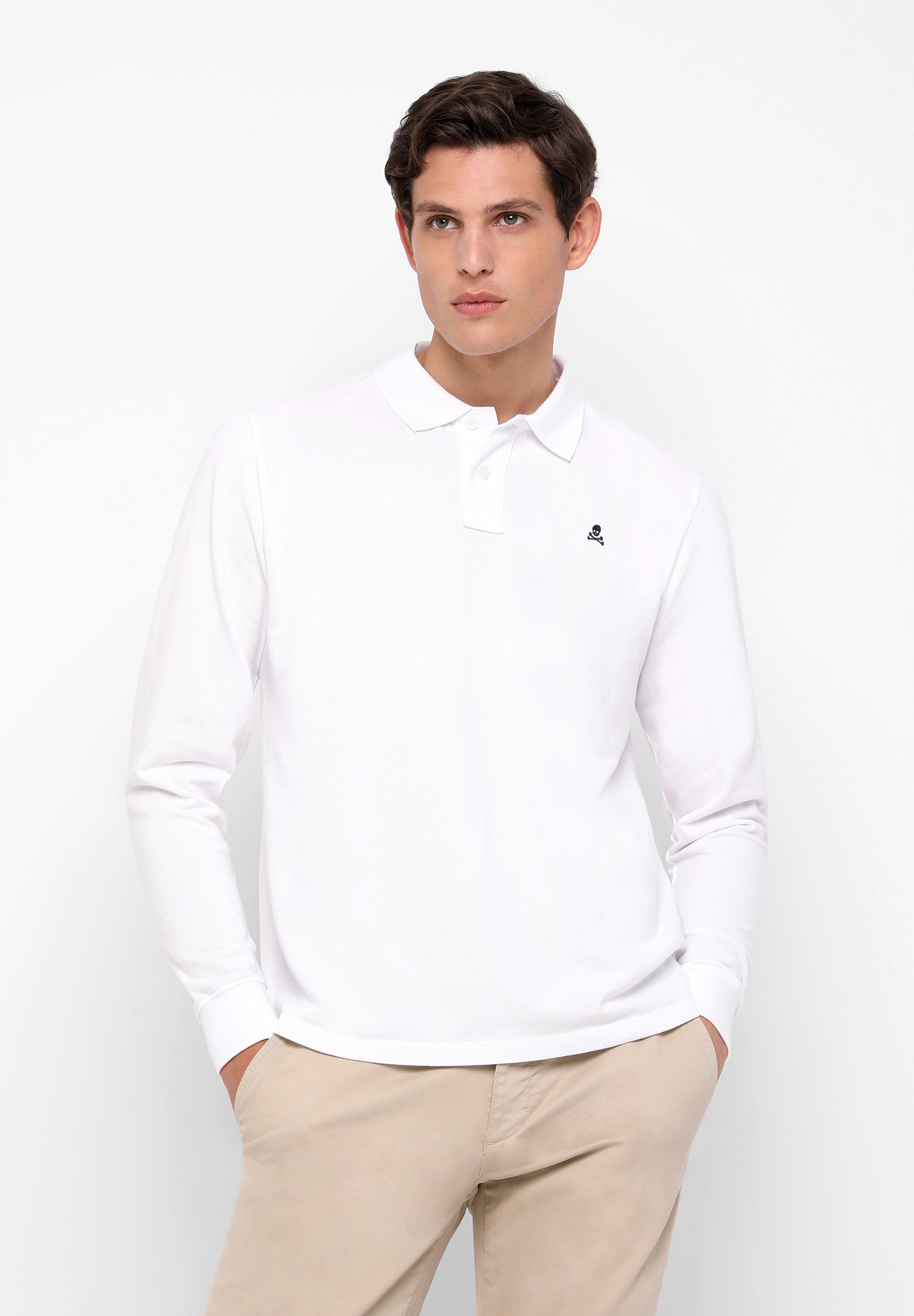 POLO MANGA LARGA CALAVERA