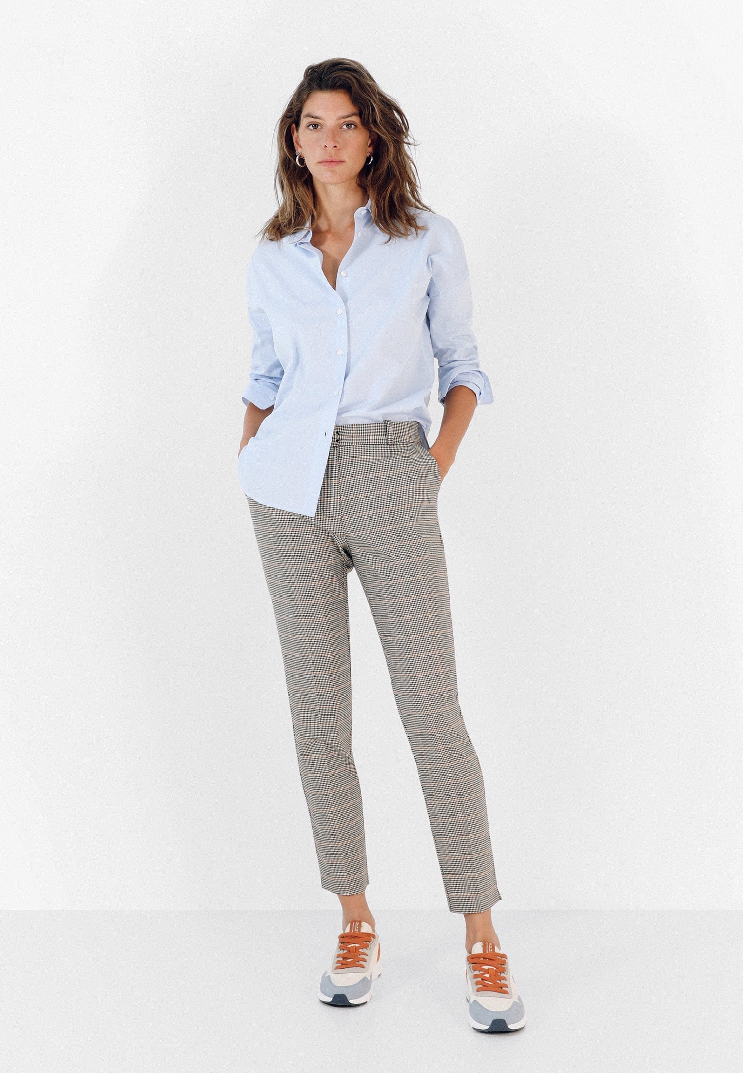 PANTALÓN CUADROS RECTO