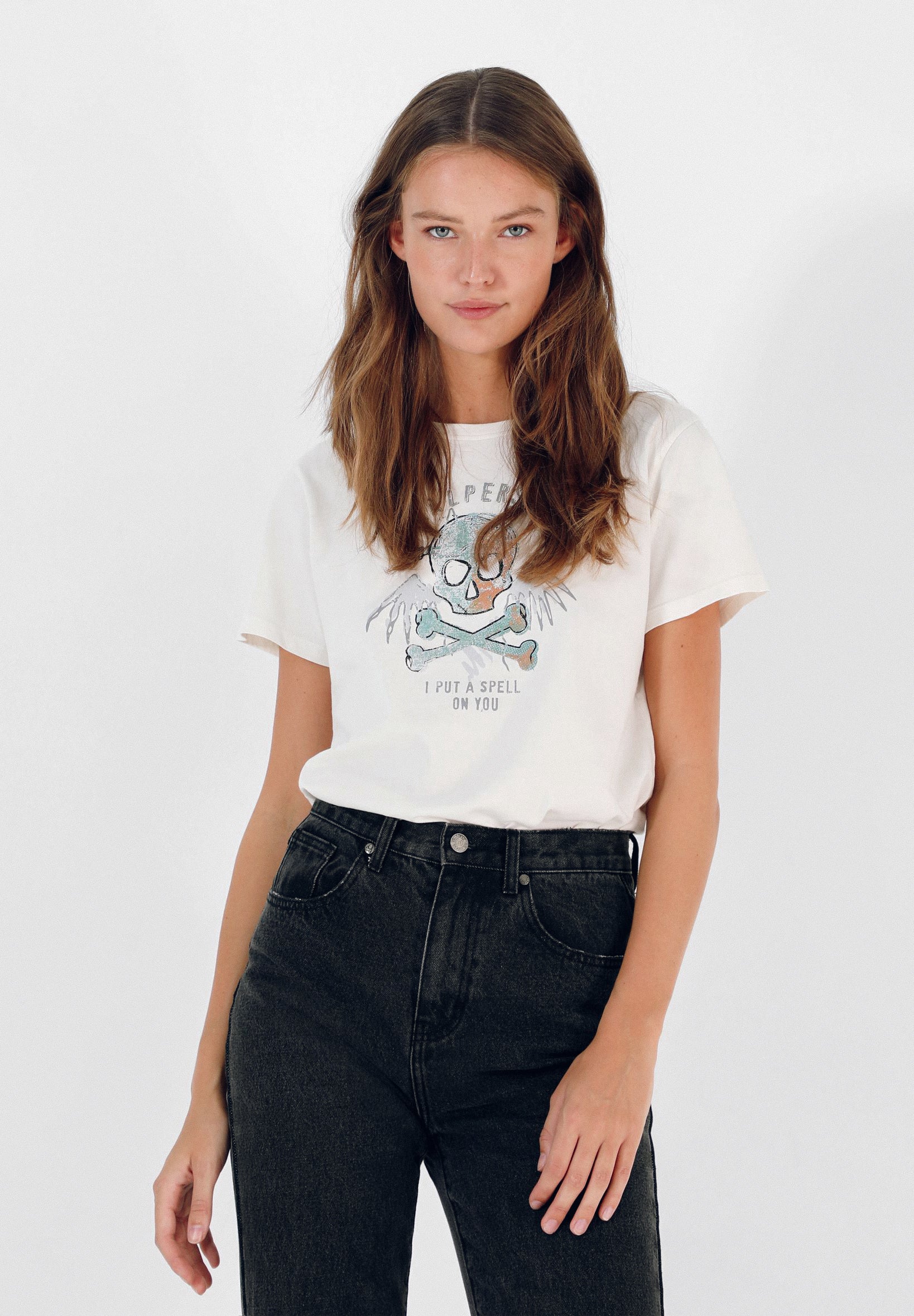 CAMISETA PRINT CALAVERA