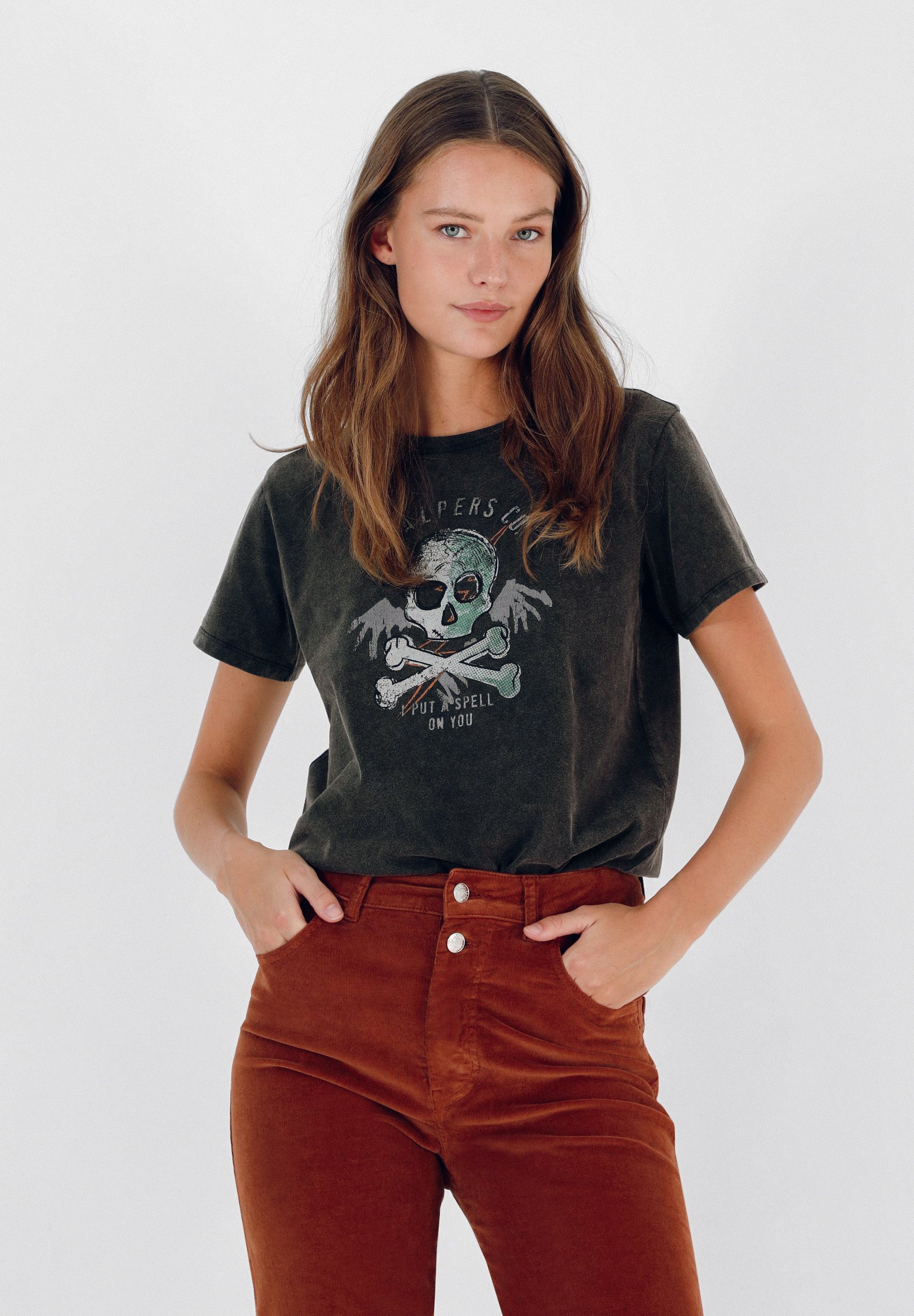 CAMISETA PRINT CALAVERA
