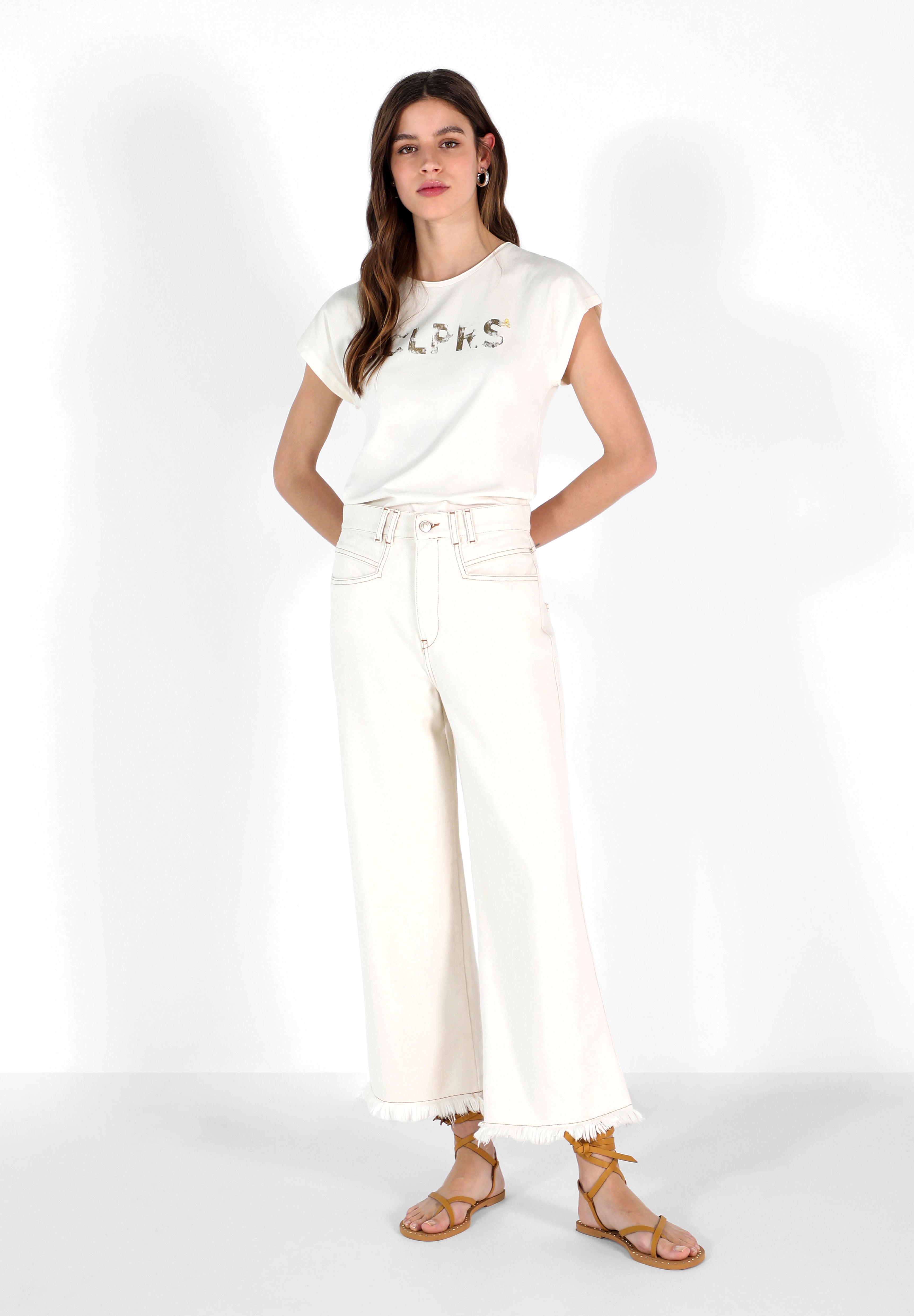 JEANS CULOTTE DESFLECADOS