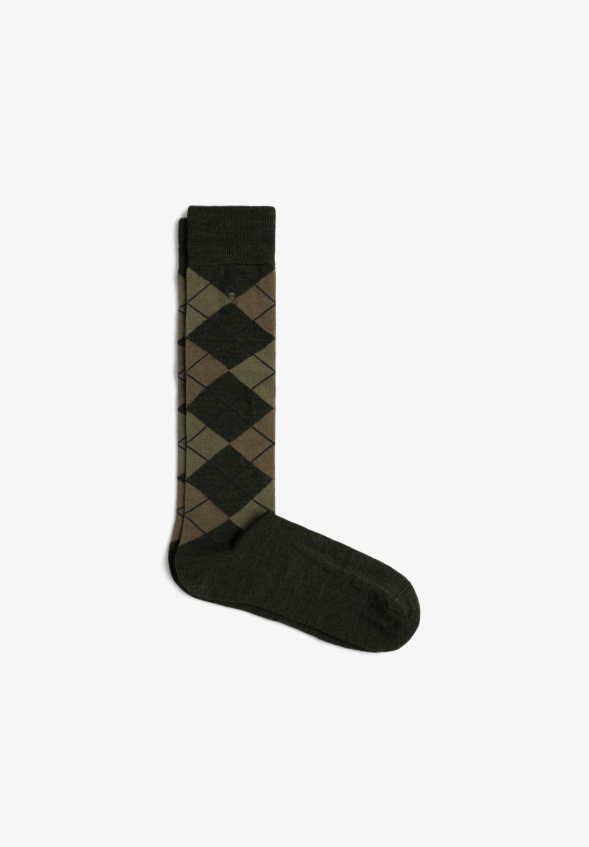 CALCETINES ROMBOS LANA