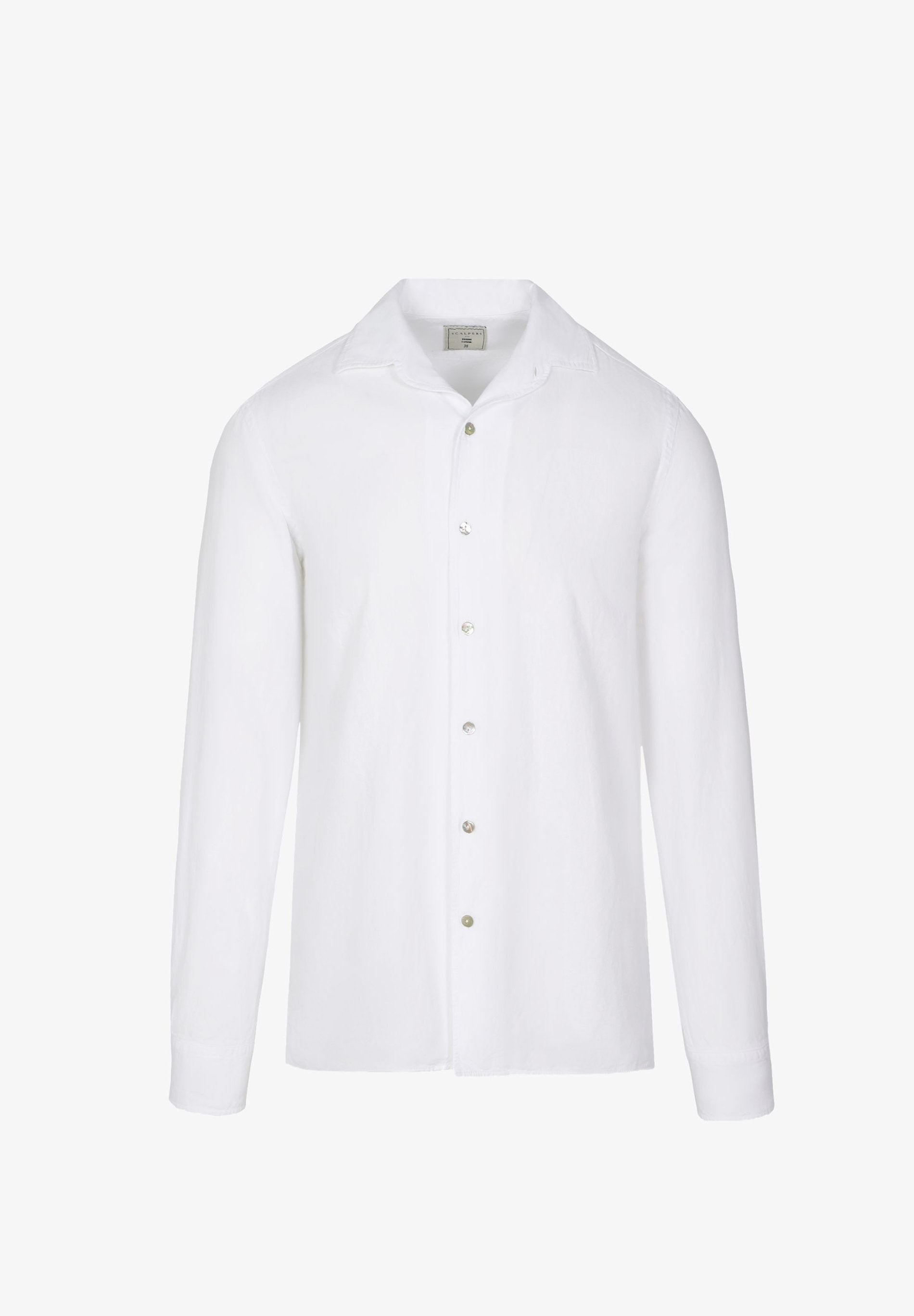 CAMISA LINO CUELLO PIJAMERO