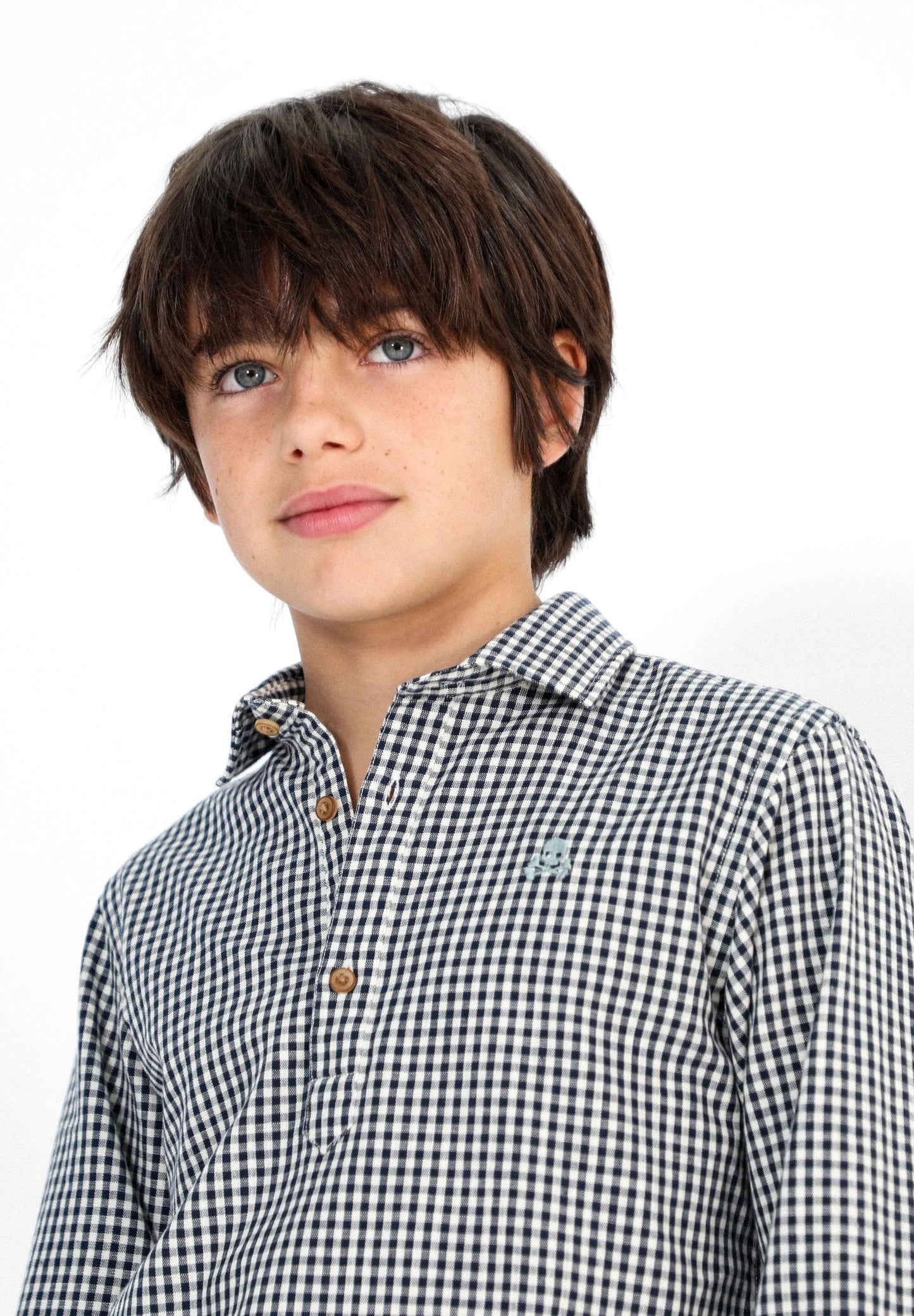 CAMISA POLERA CUADROS VICHY