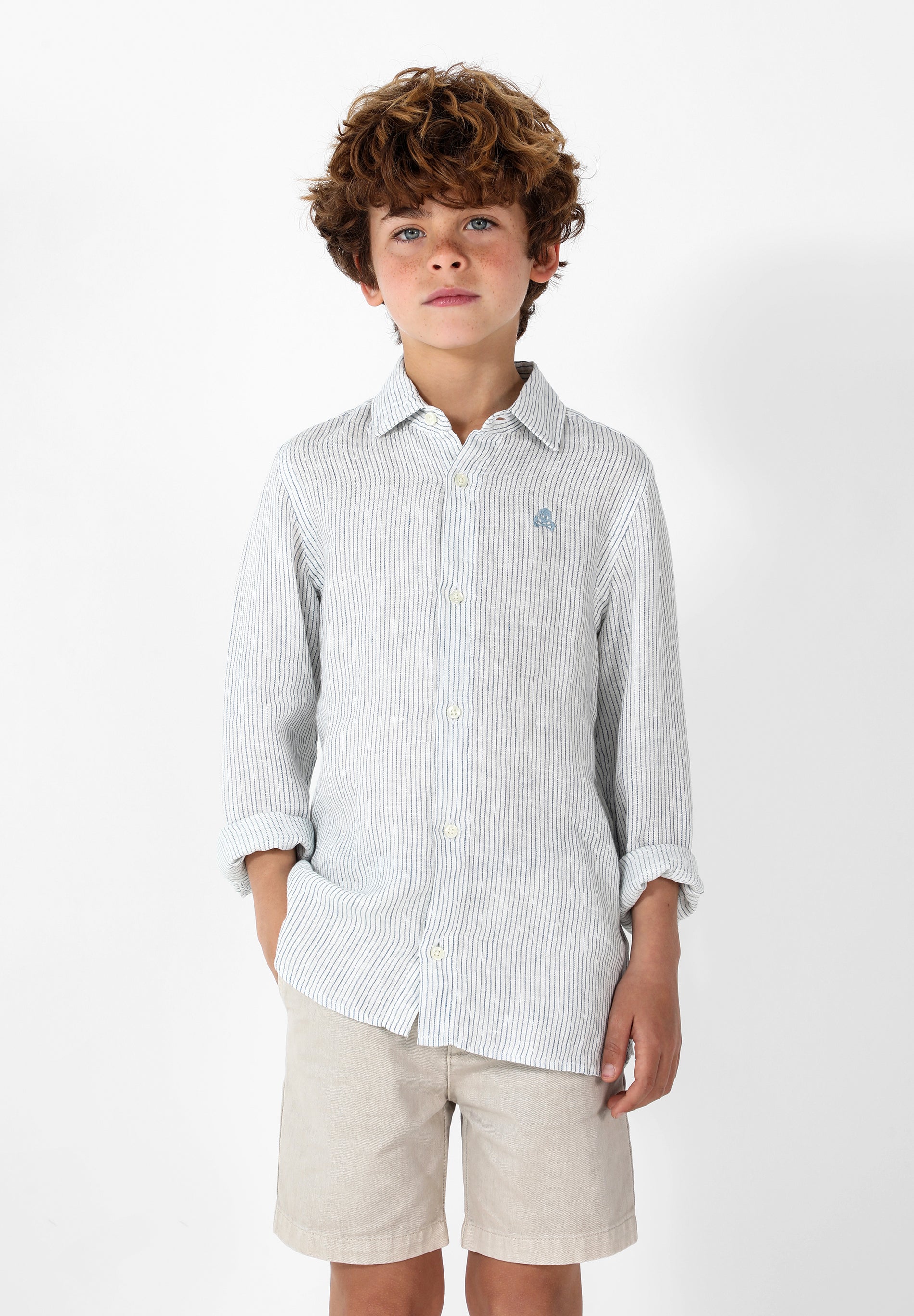 CAMISA LINO RAYAS