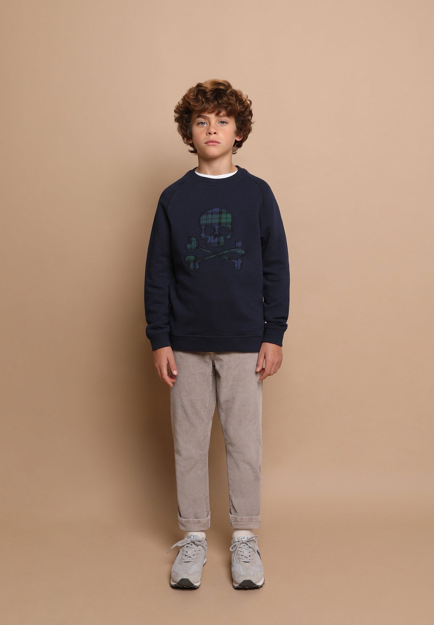 SUDADERA CALAVERA TARTÁN