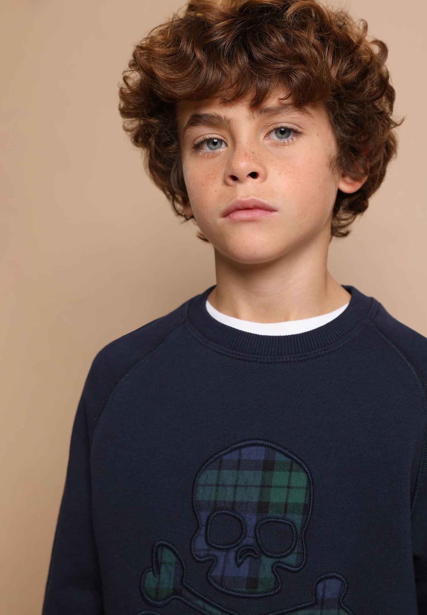 SUDADERA CALAVERA TARTÁN