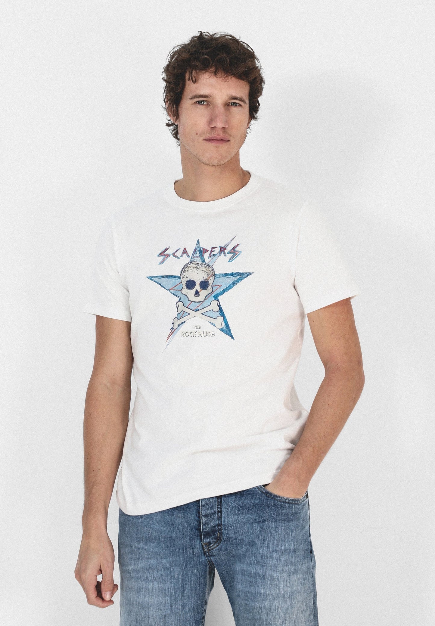 CAMISETA CALAVERA ESTRELLA