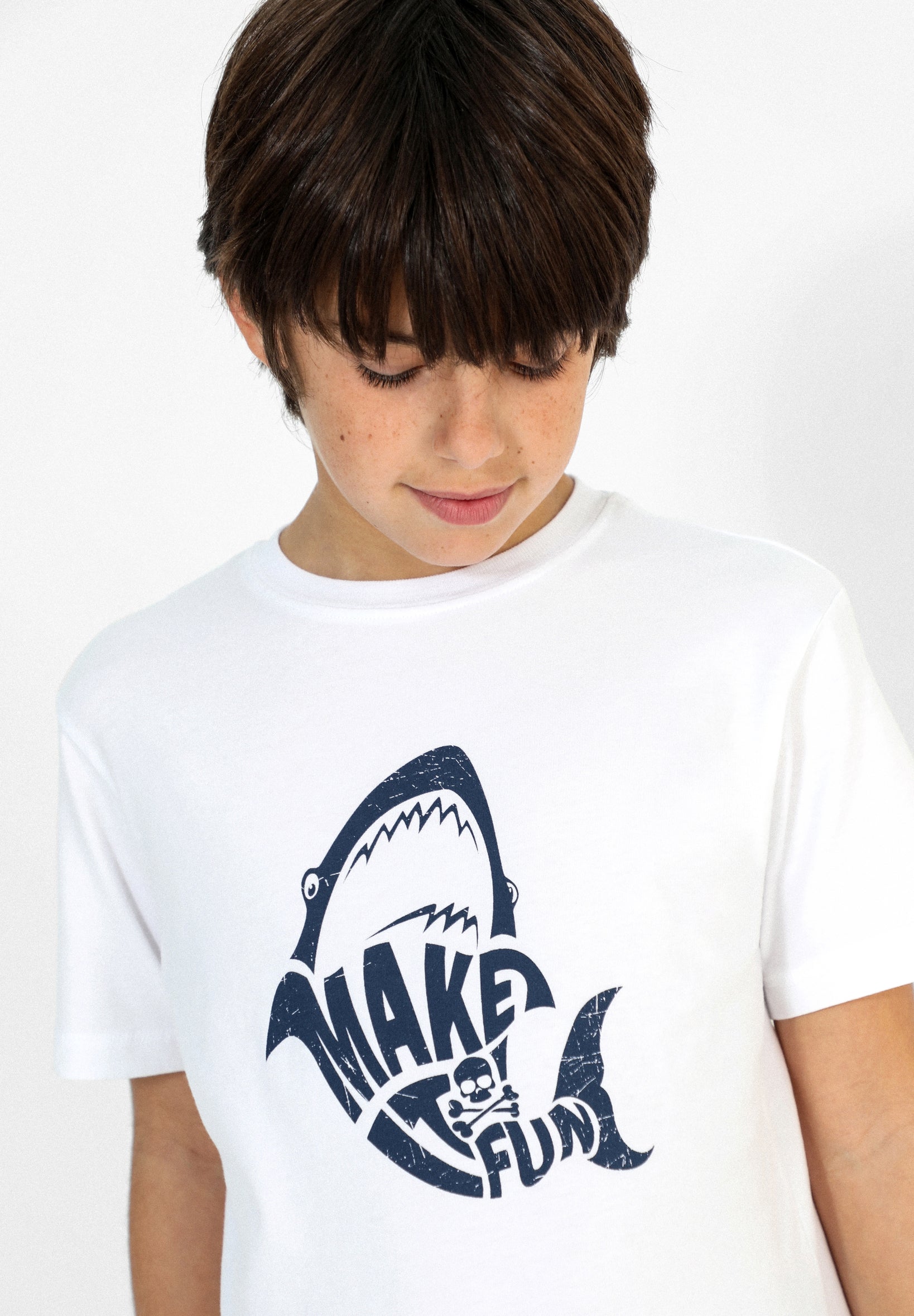 CAMISETA PRINT TIBURÓN