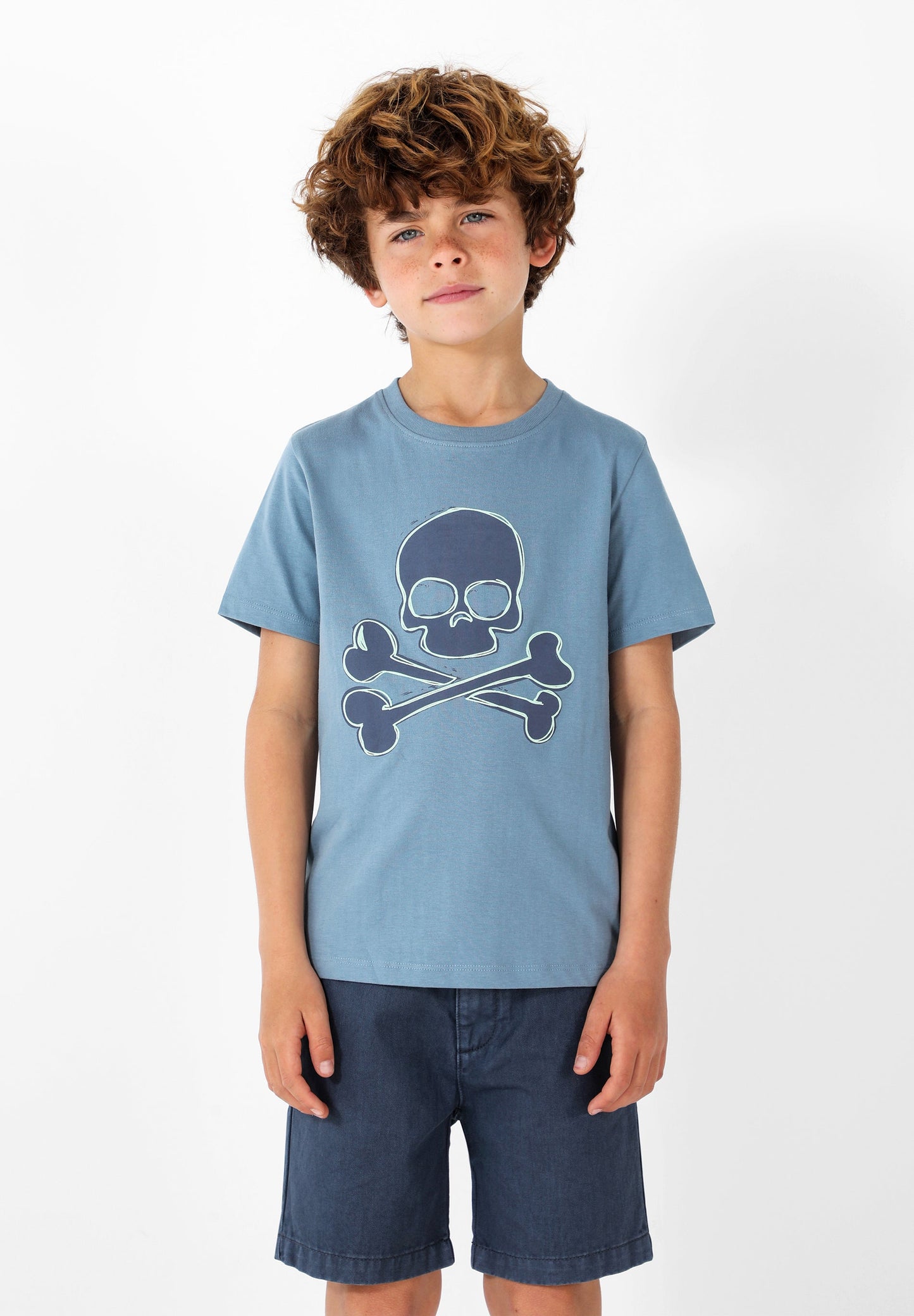 CAMISETA CALAVERA FRONTAL