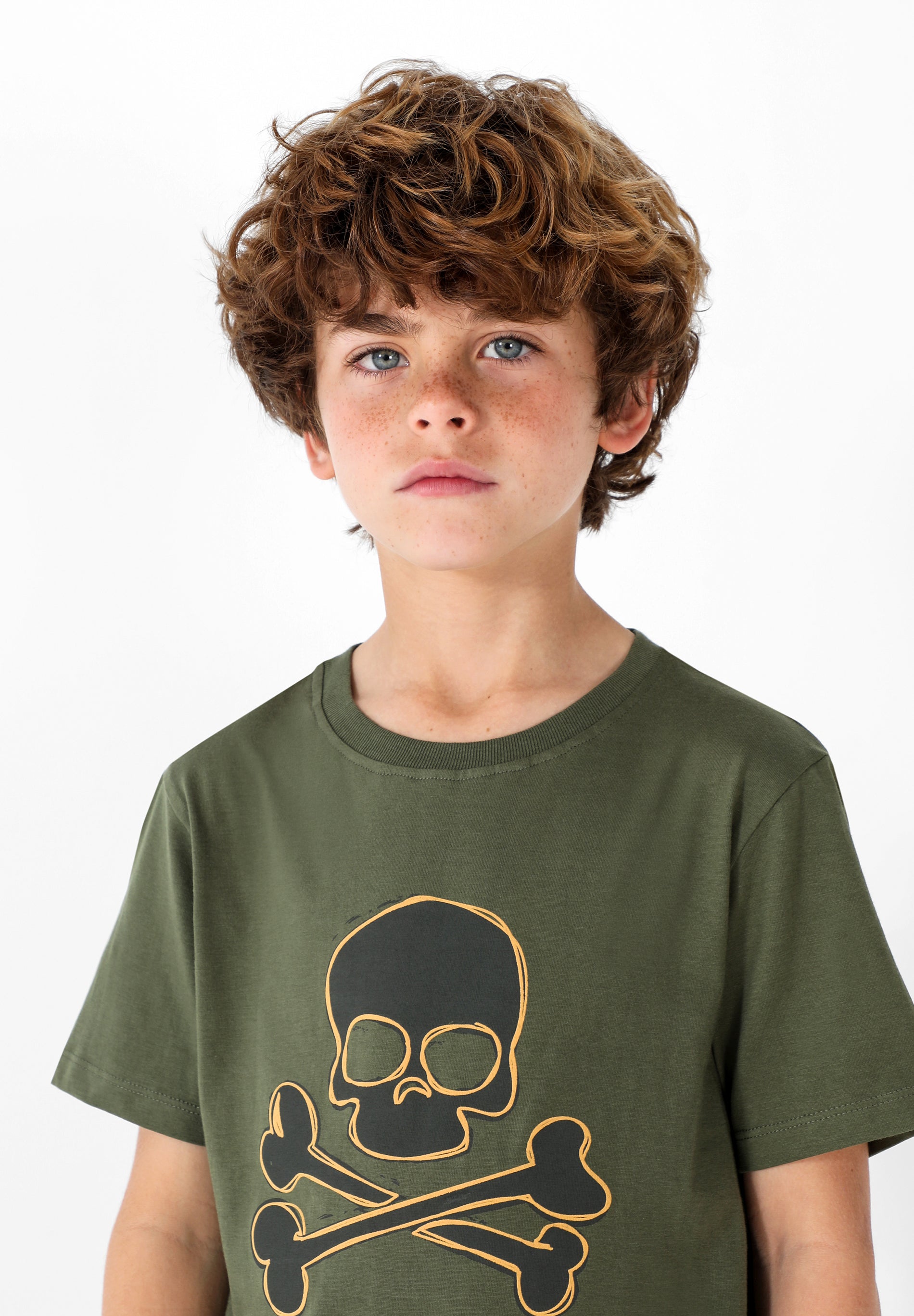 CAMISETA CALAVERA FRONTAL
