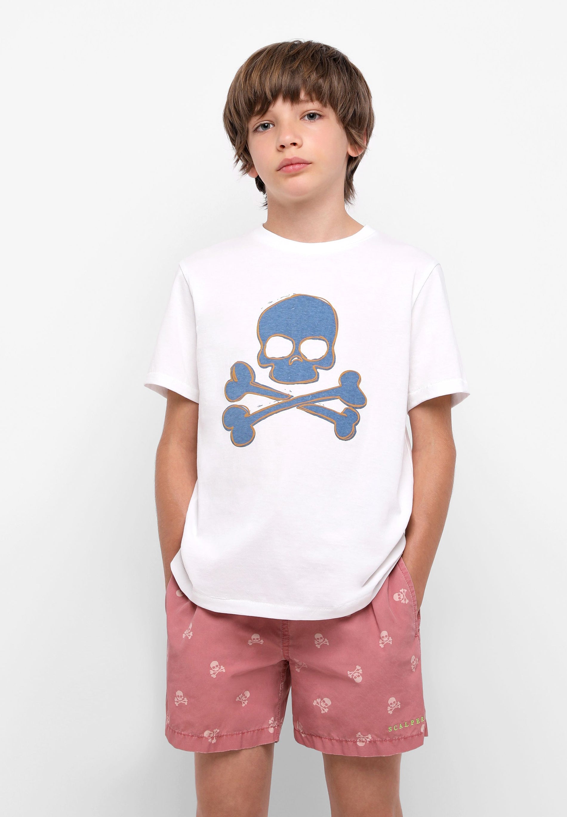 CAMISETA CALAVERA FRONTAL