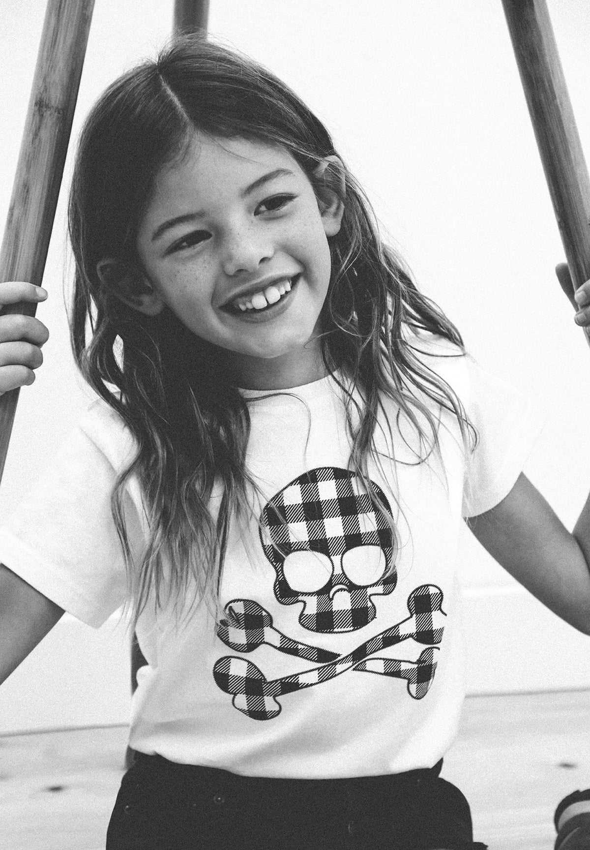 CAMISETA CALAVERA VICHY