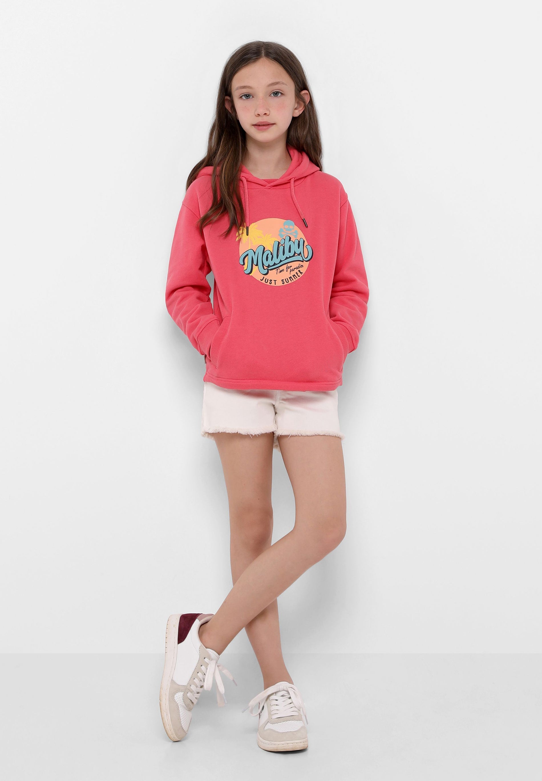 SUDADERA CAPUCHA PRINT MALIBÚ