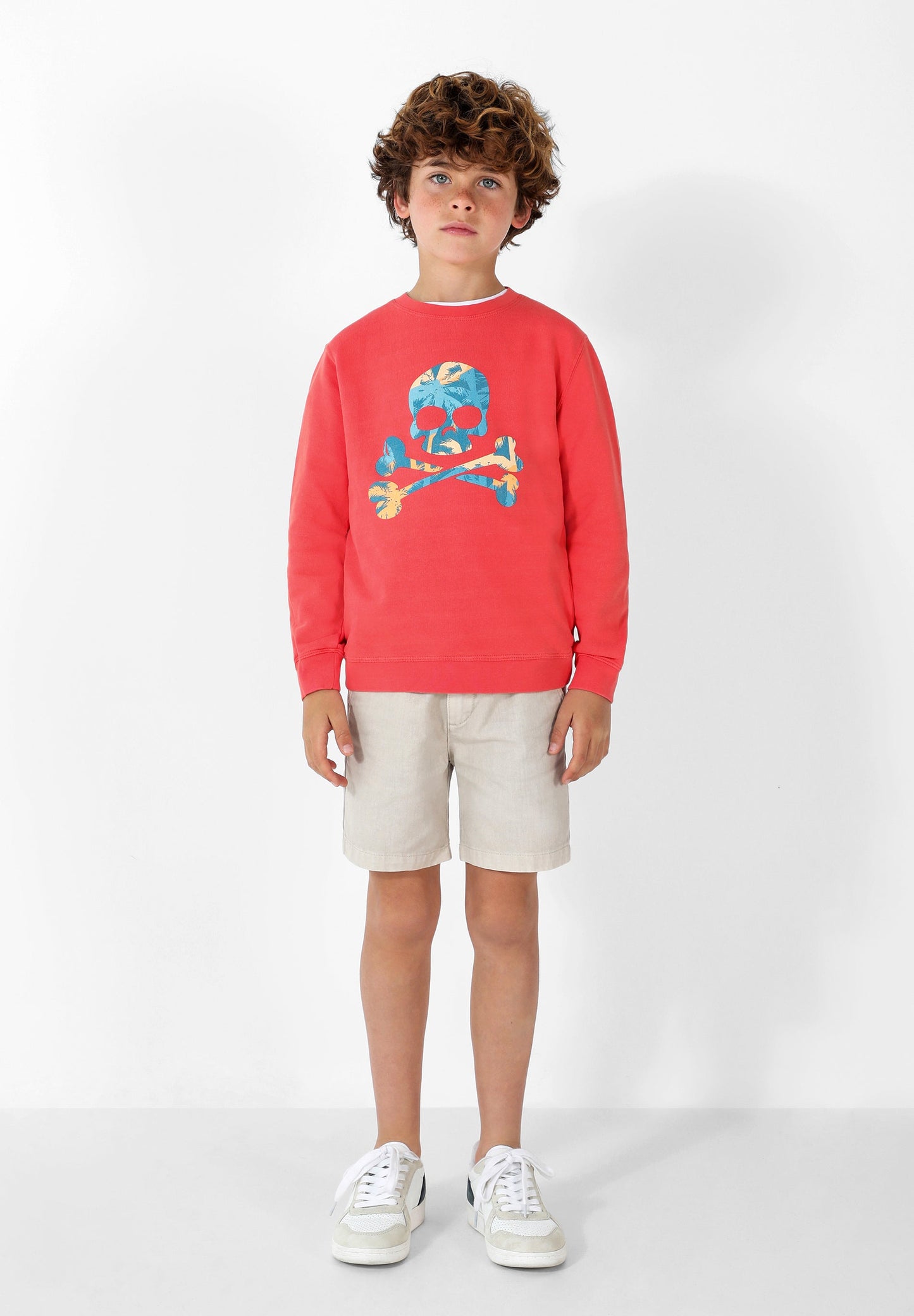 SUDADERA CALAVERA TROPICAL