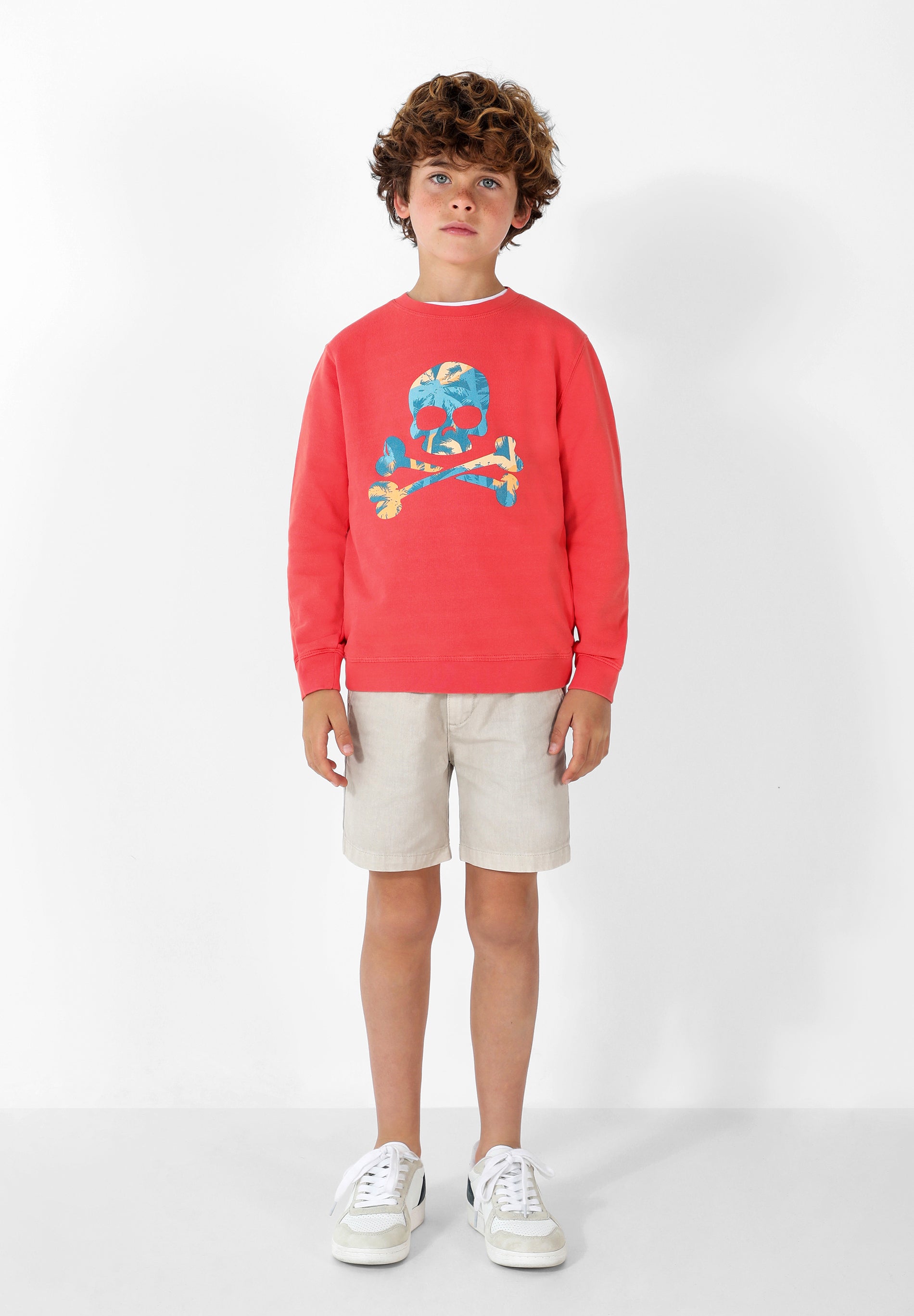 SUDADERA CALAVERA TROPICAL