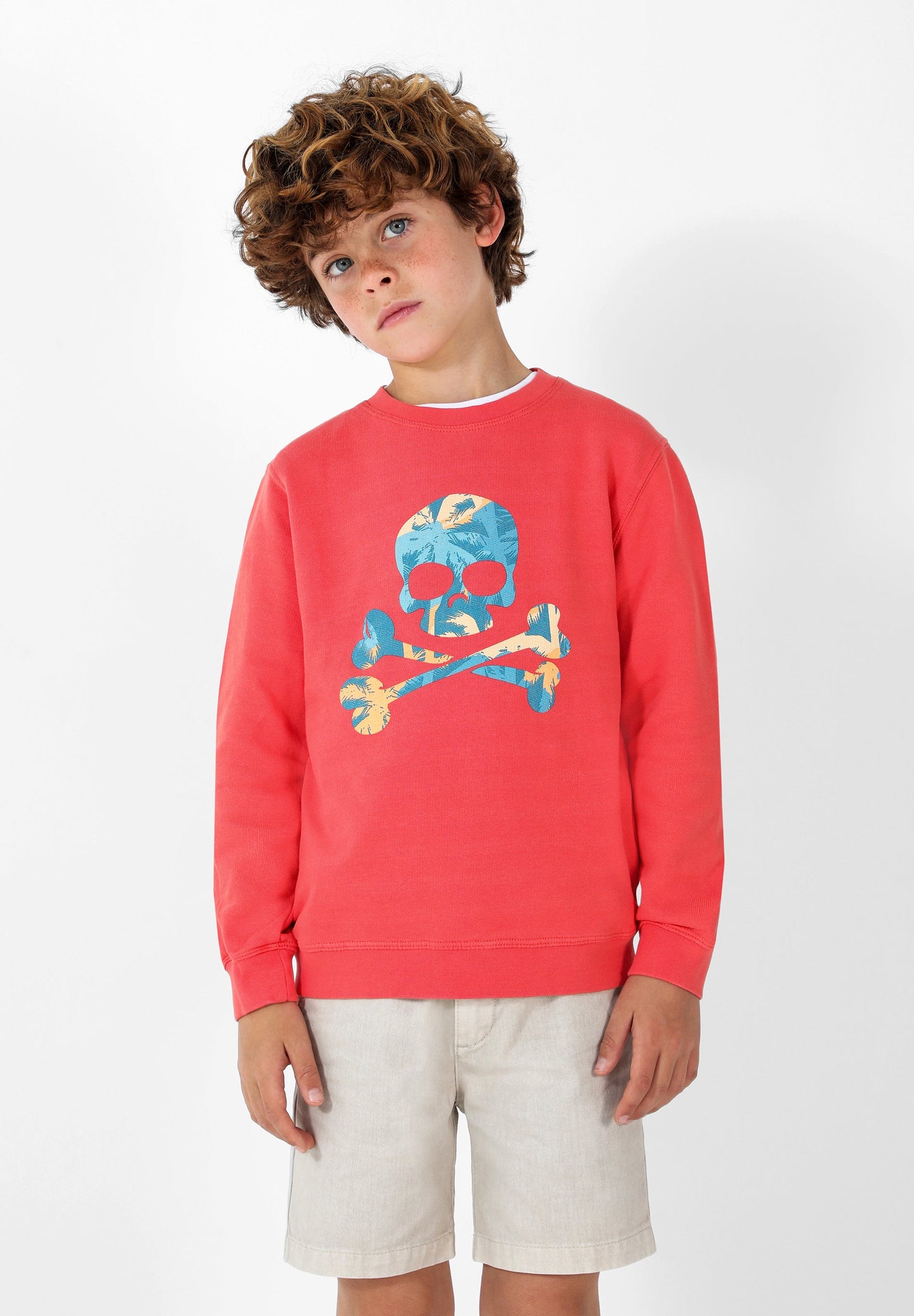 SUDADERA CALAVERA TROPICAL