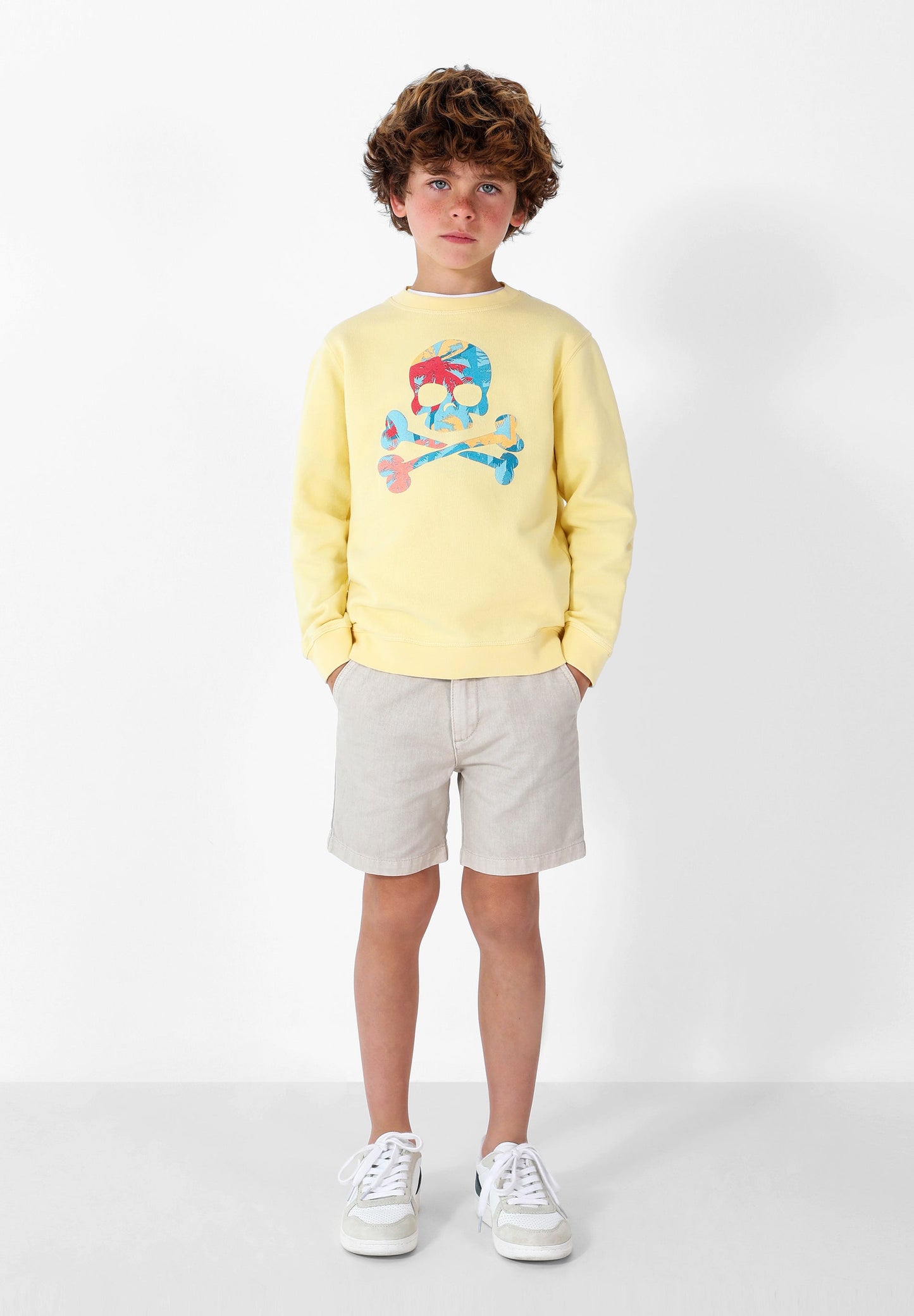 SUDADERA CALAVERA TROPICAL