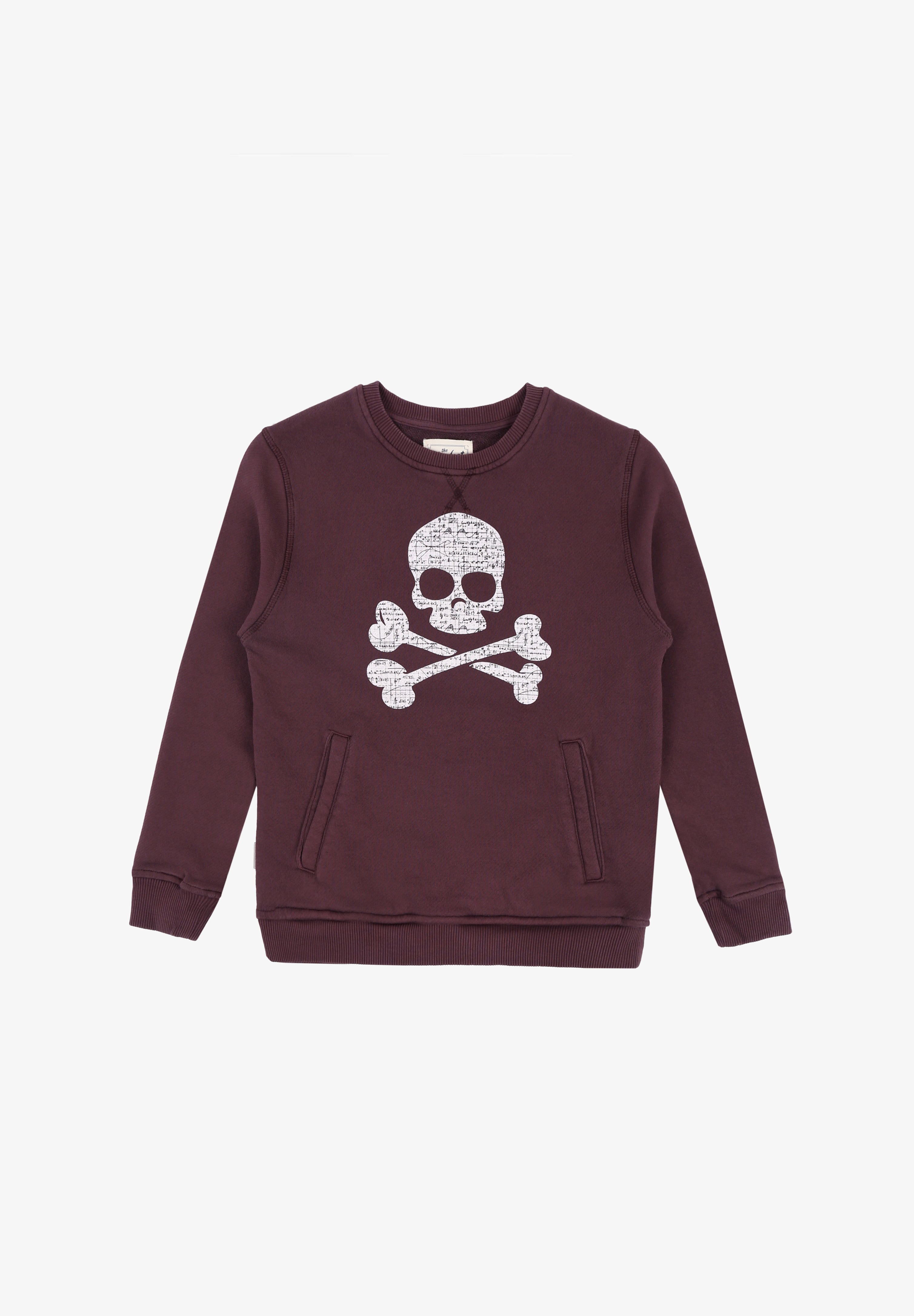 SUDADERA CALAVERA ESTAMPADO