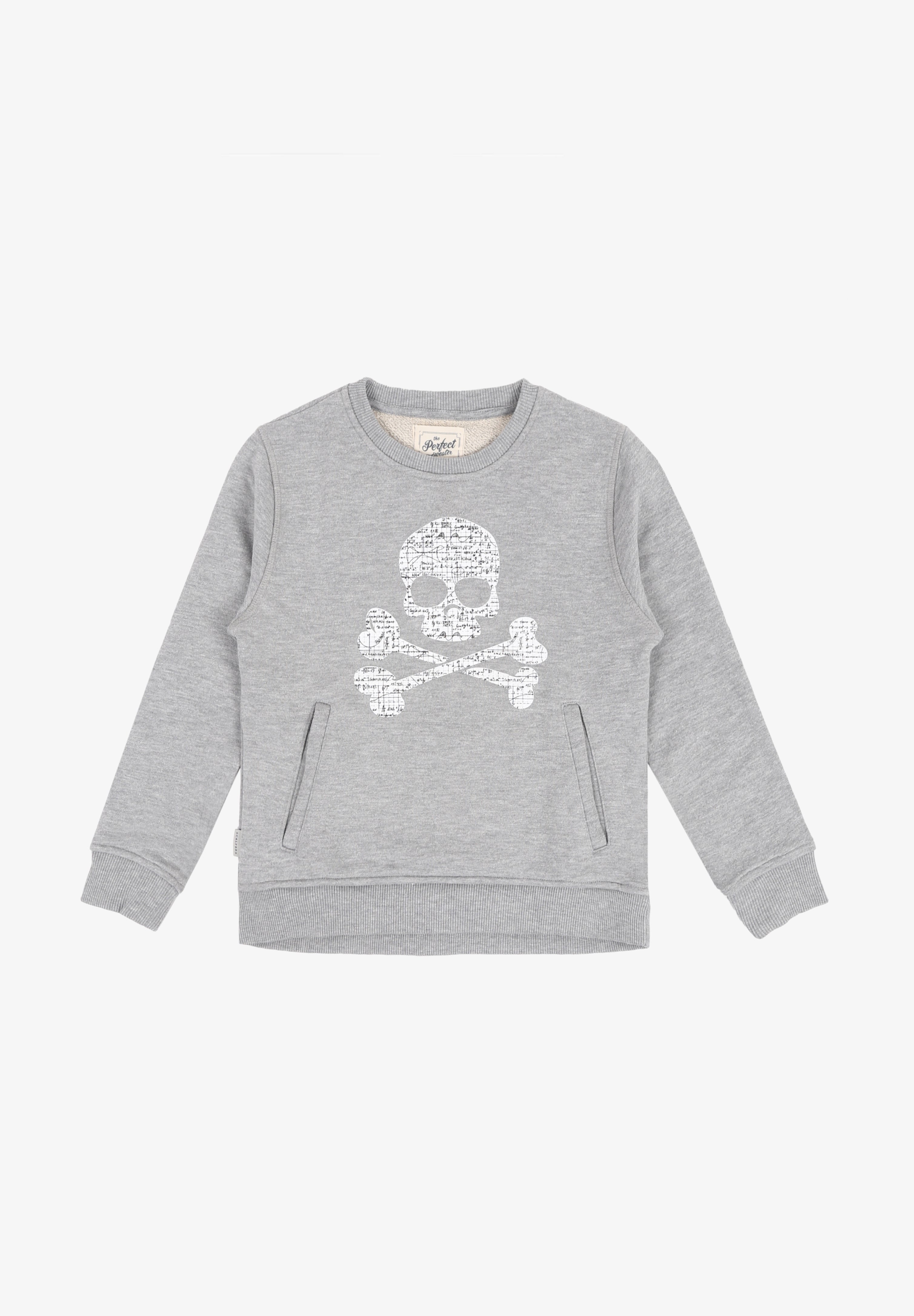 SUDADERA CALAVERA ESTAMPADA