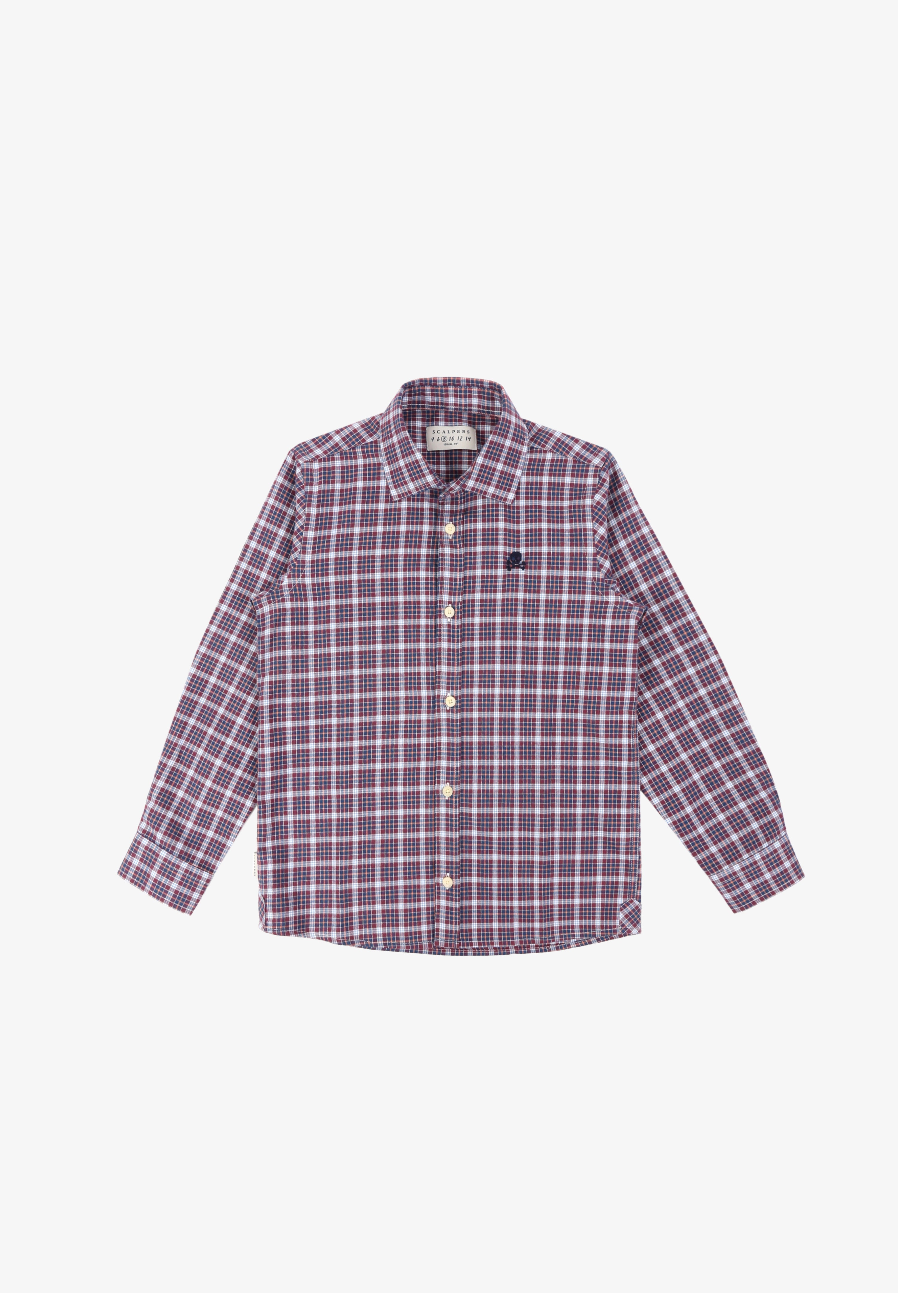 CAMISA CUADROS CALAVERA CONTRASTE