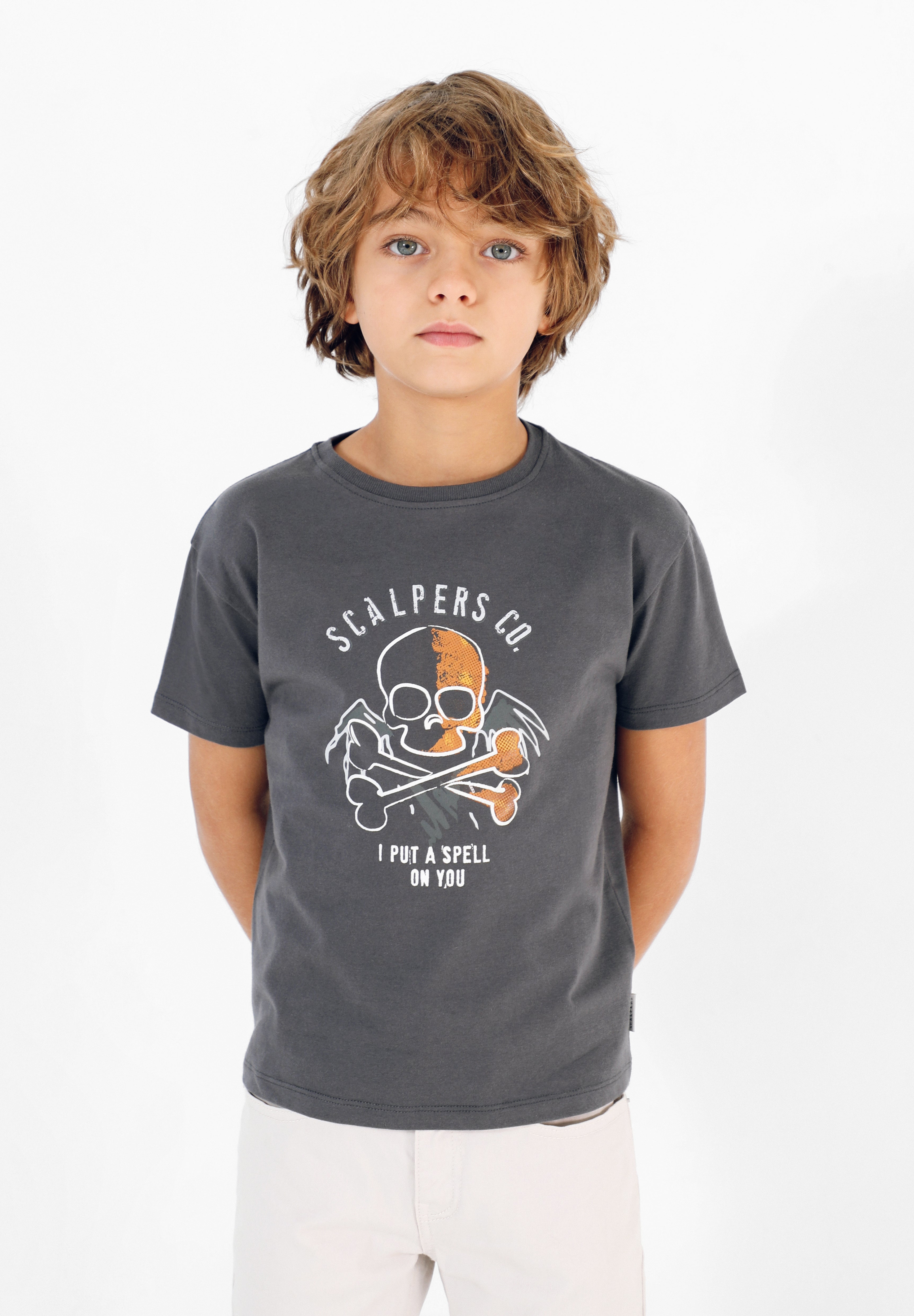 CAMISETA CALAVERA FOSFORESCENTE