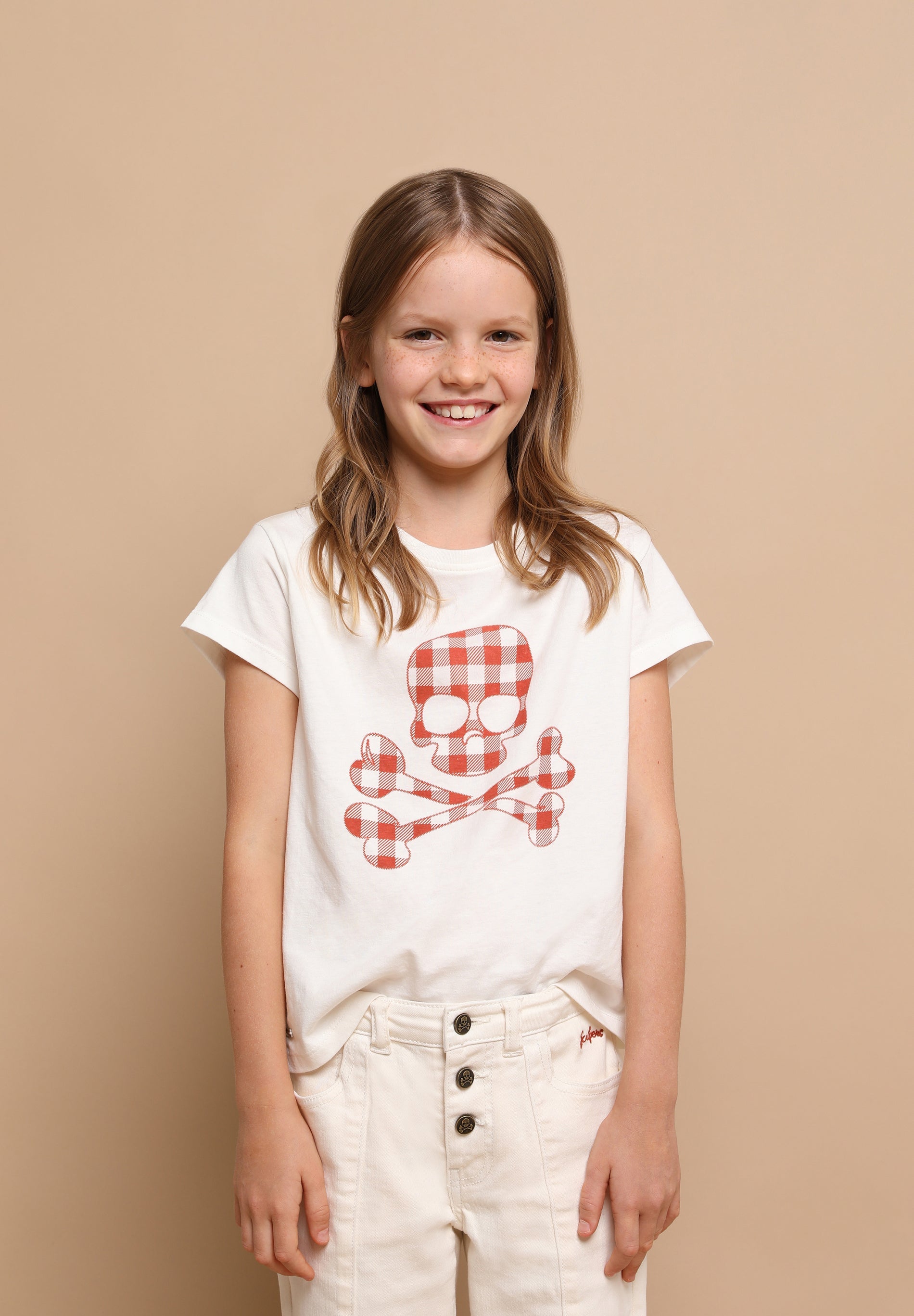 CAMISETA CALAVERA VICHY