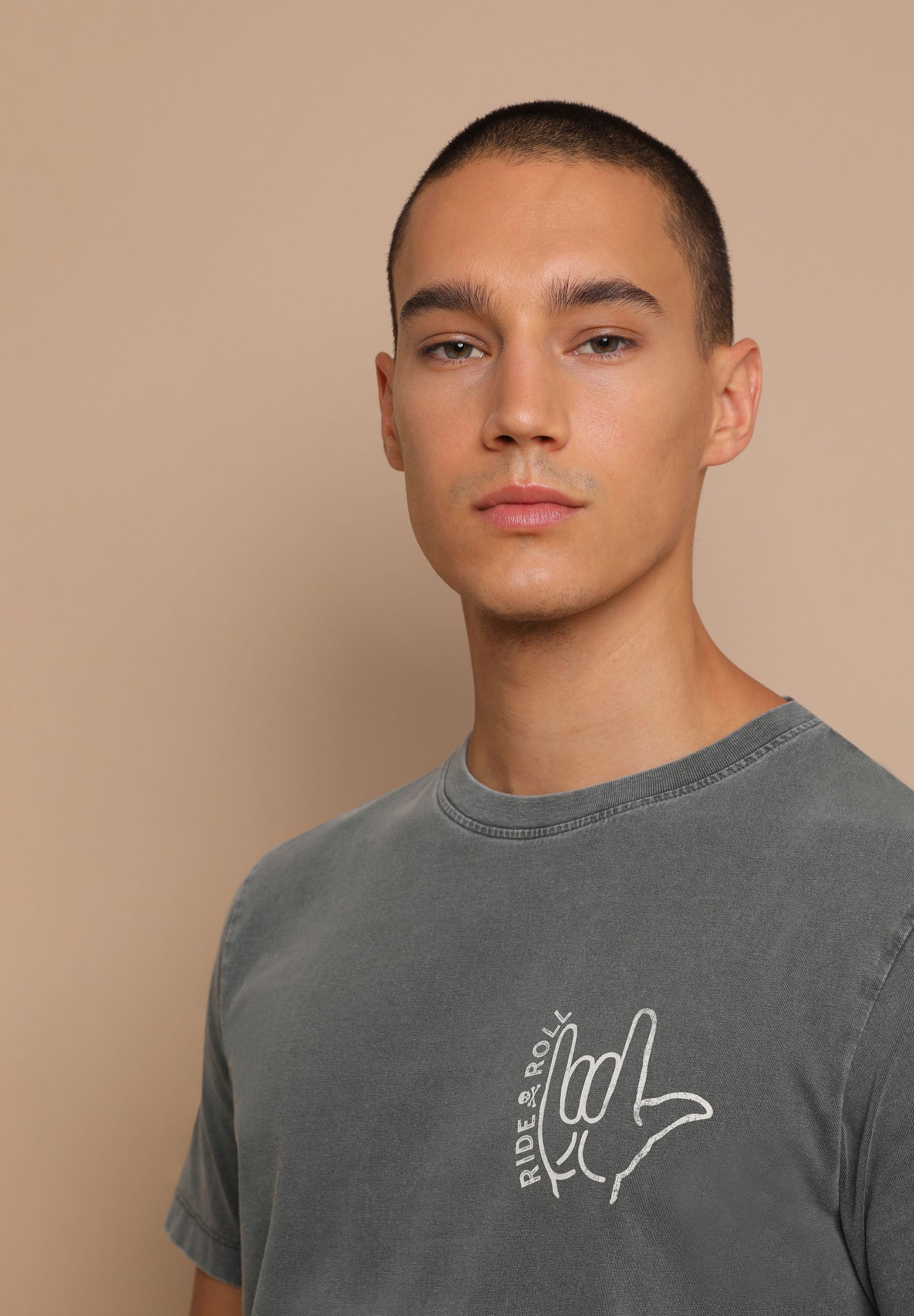 CAMISETA LAVADA PRINT PECHO
