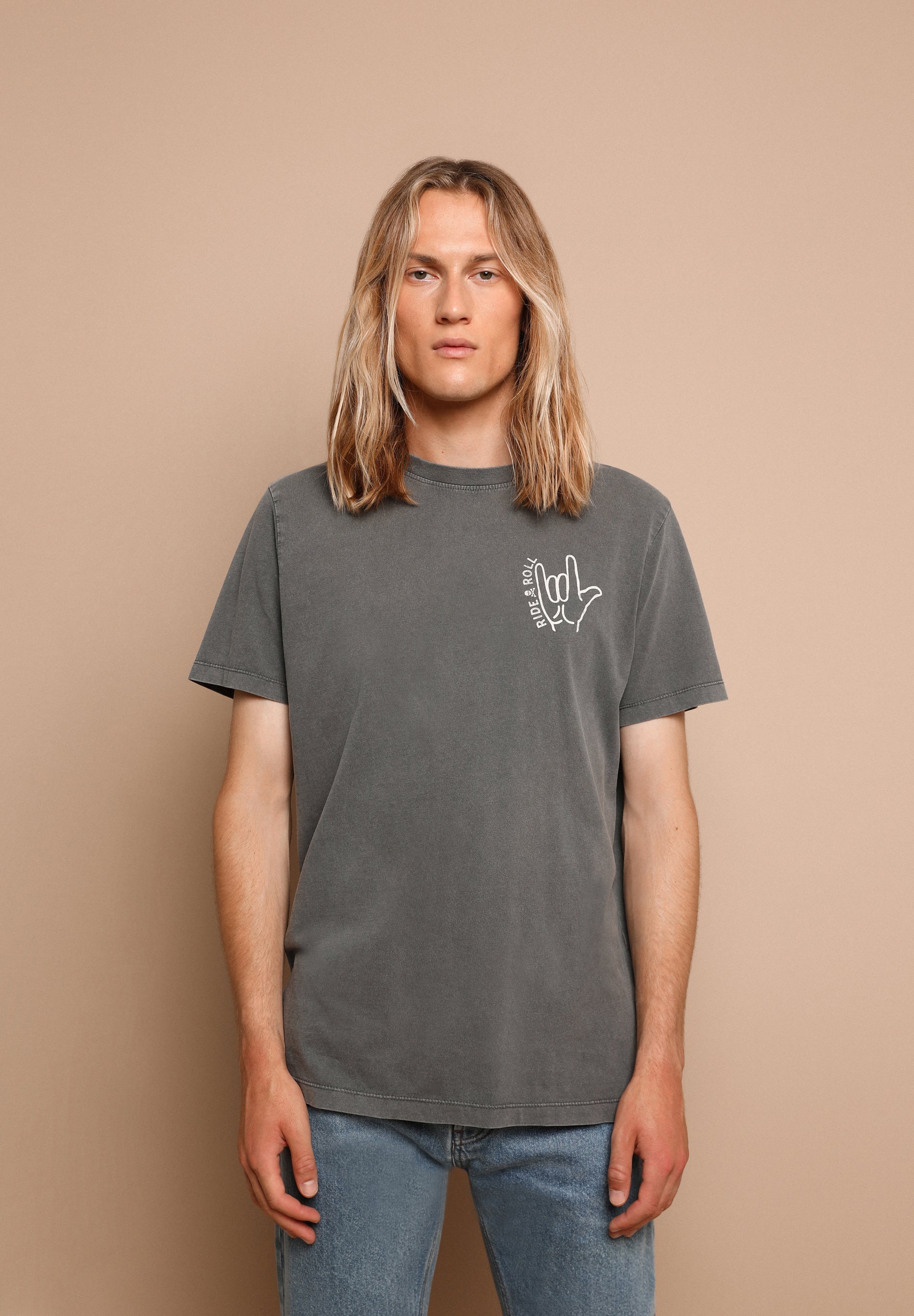 CAMISETA LAVADA PRINT PECHO