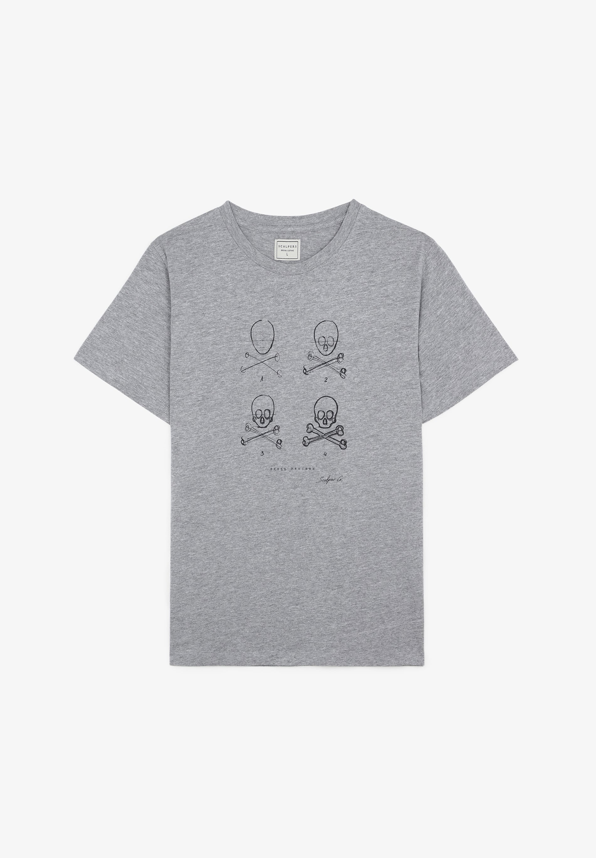CAMISETA DIBUJO CALAVERA