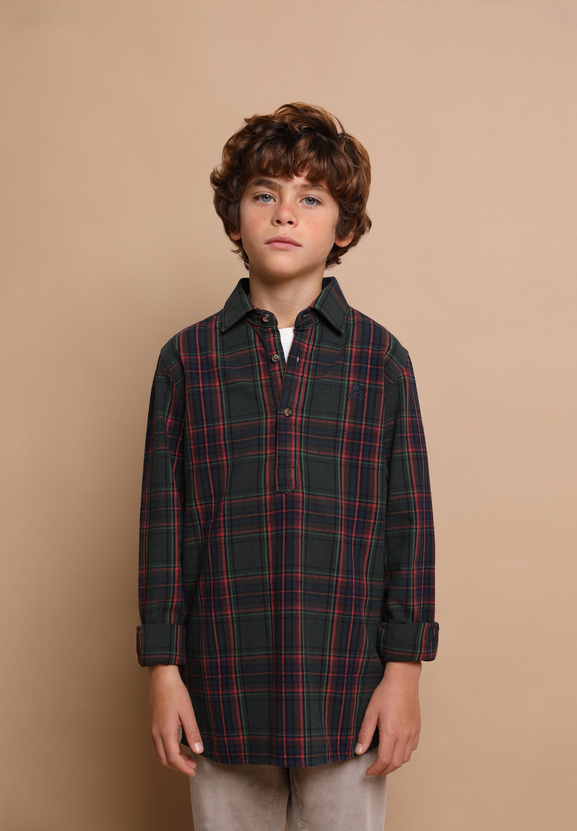 CAMISA POLERA TARTÁN