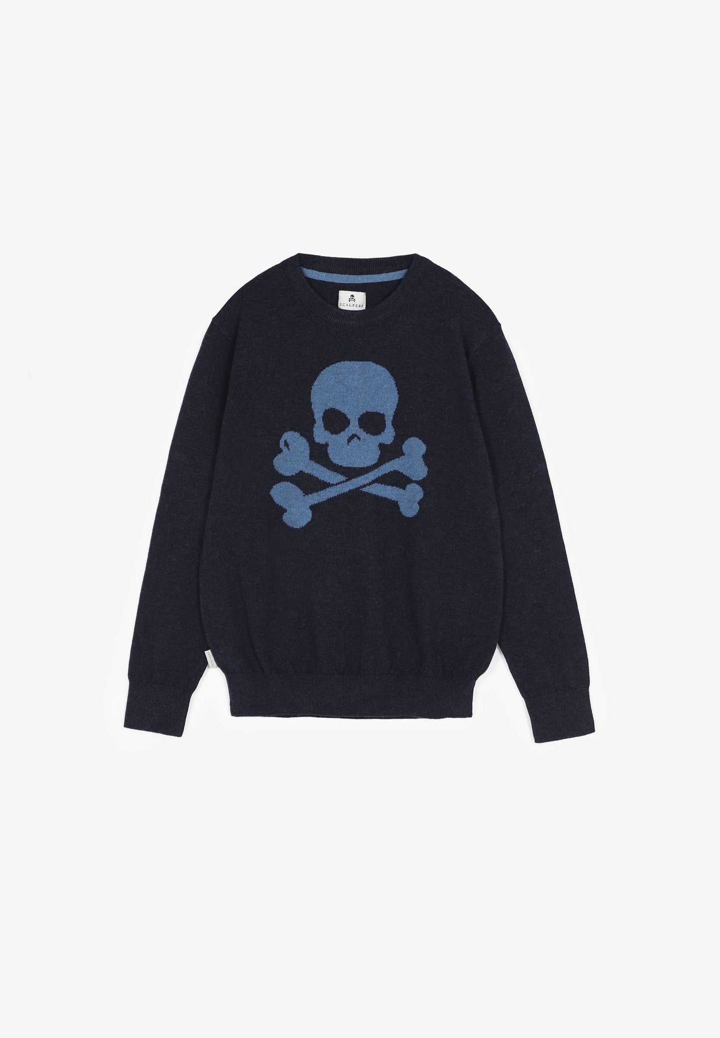 JERSEY CALAVERA INTARSIA