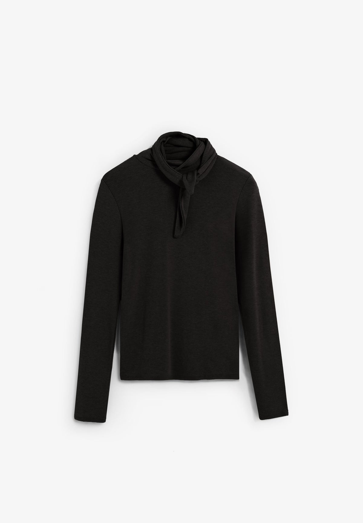 POLERA CUELLO VUELTO CON LAZADA