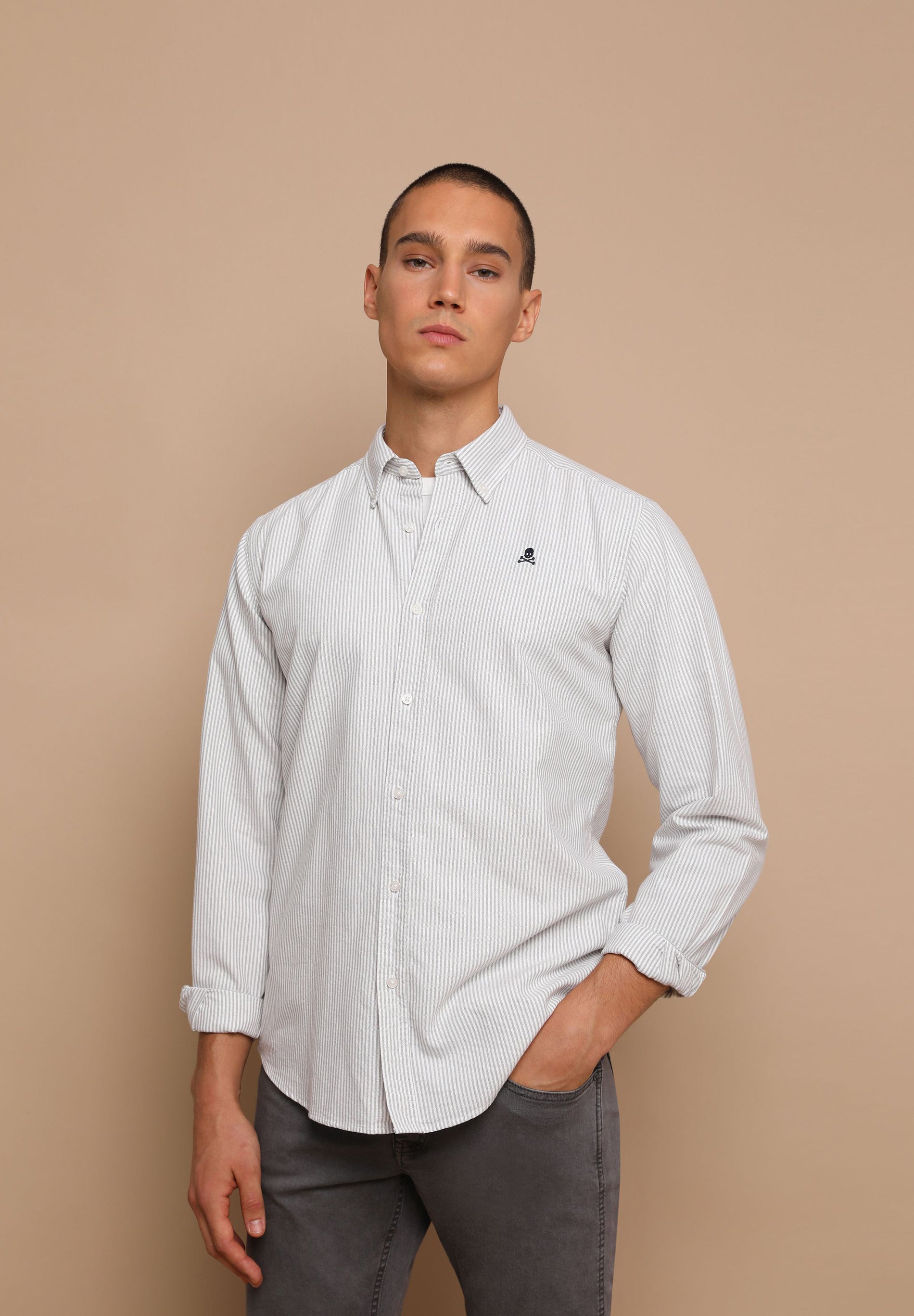 CAMISA OXFORD CUELLO BOTONES