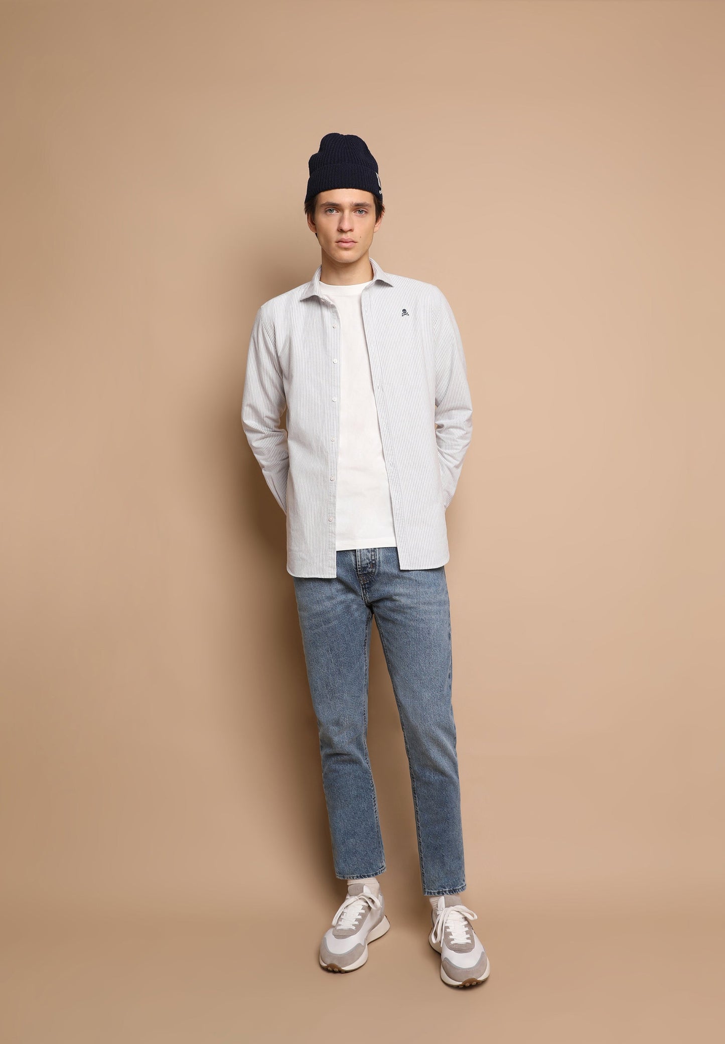 OXFORD PEACH F SHIRT