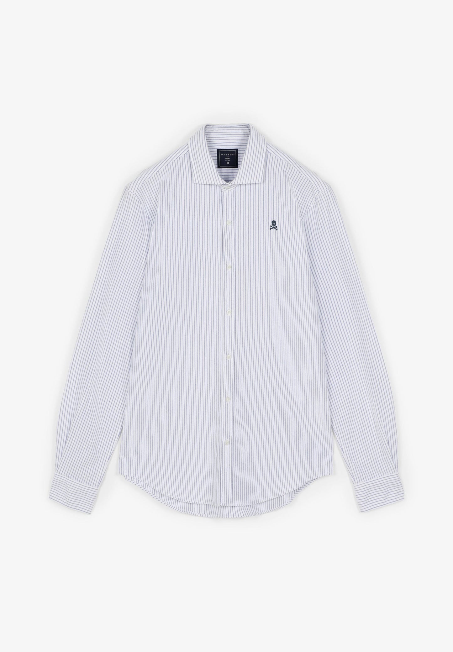 CAMISA OXFORD CALAVERA CONTRASTE