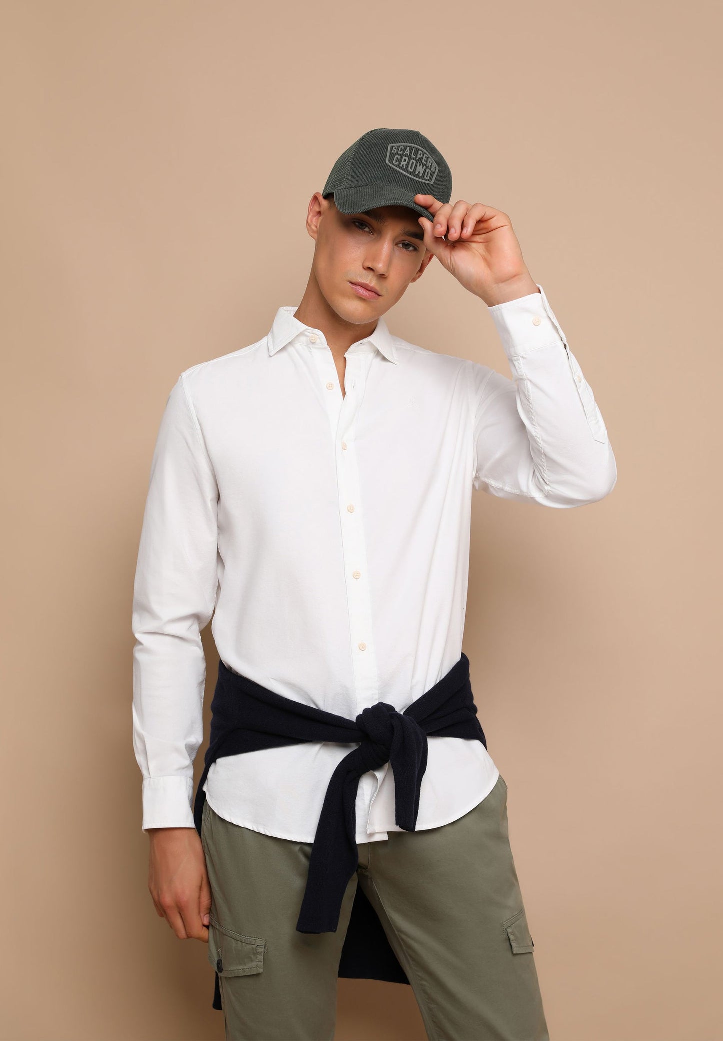 CAMISA OXFORD CALAVERA