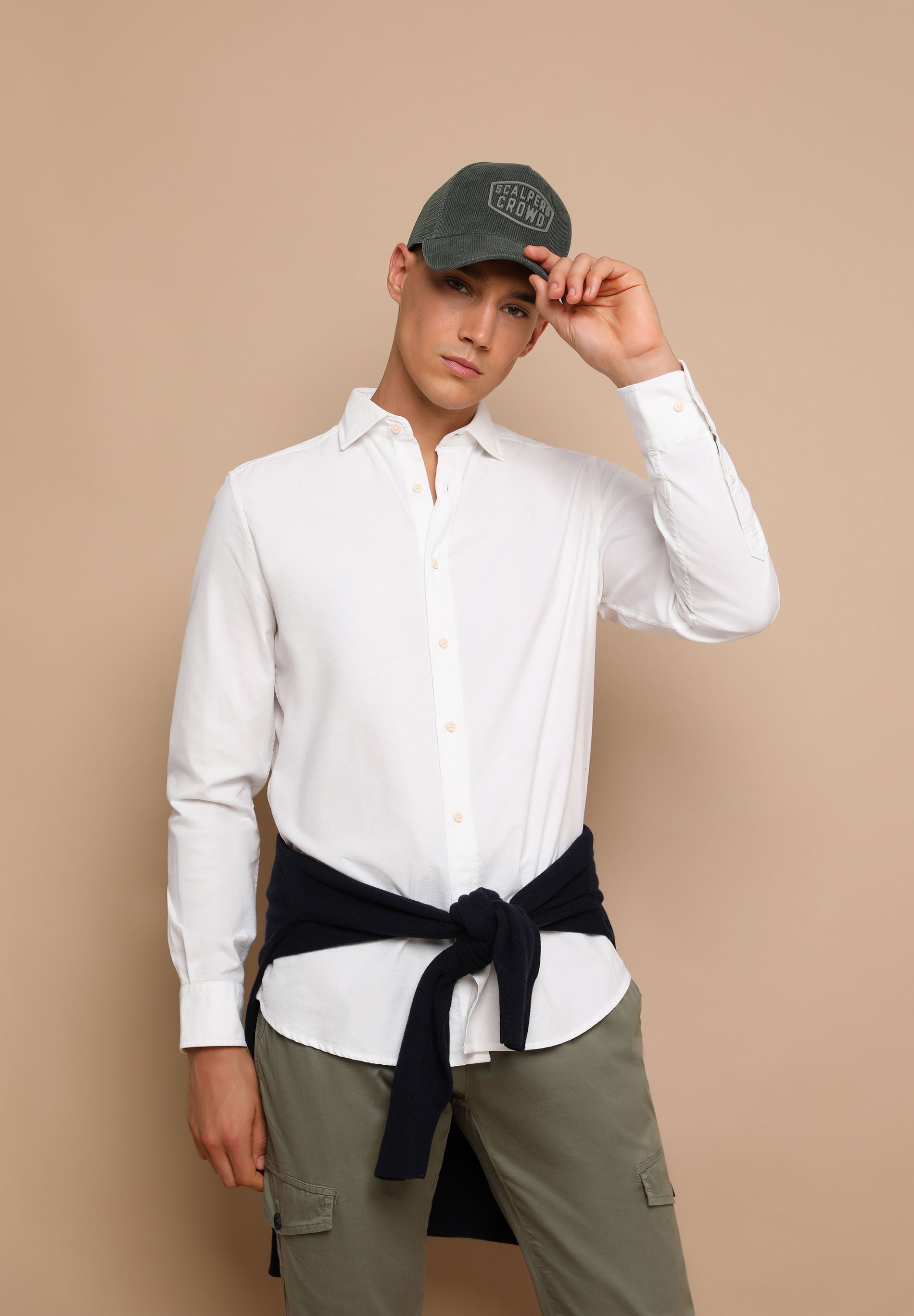 CAMISA OXFORD CALAVERA