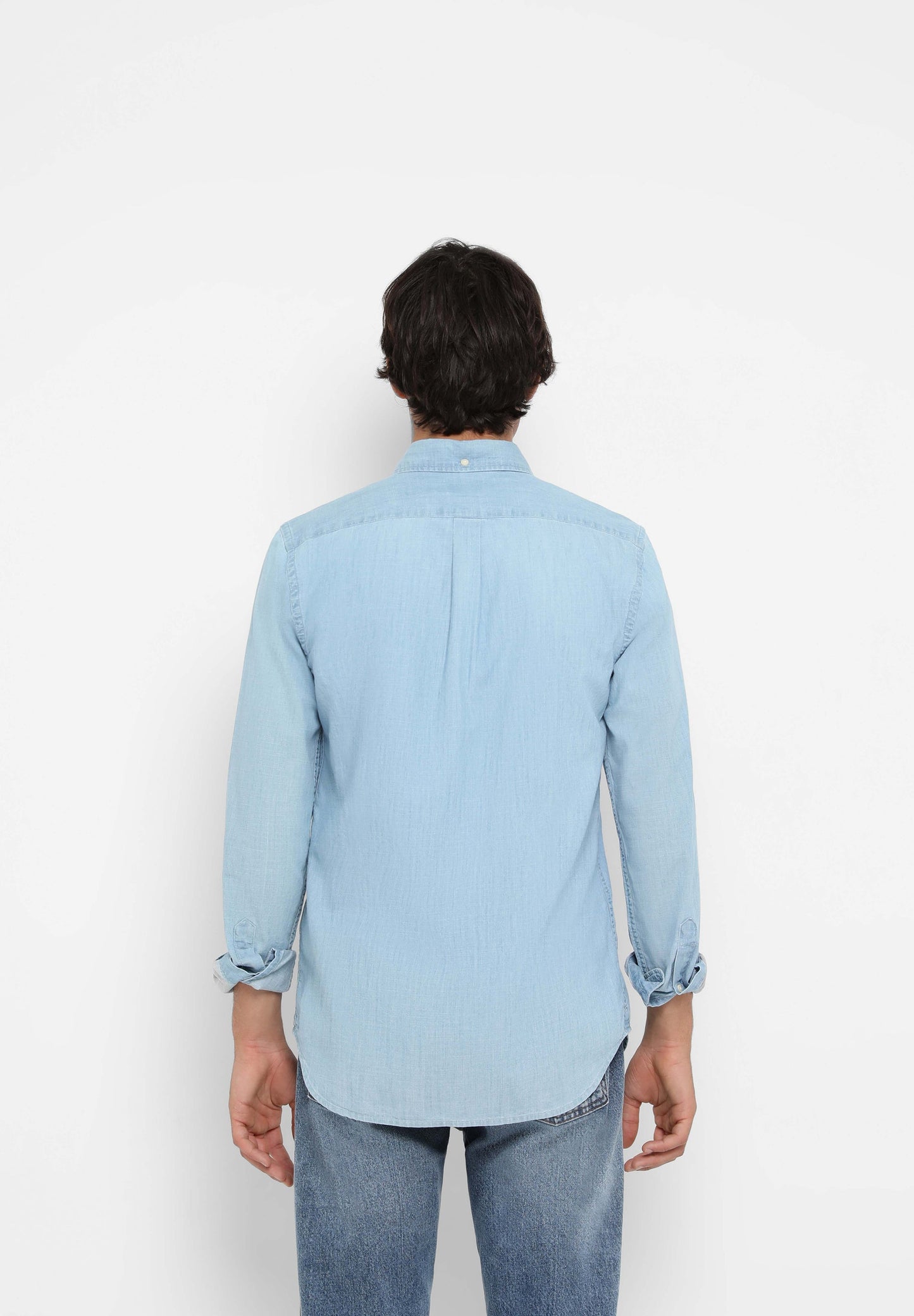 CAMISA DENIM CUELLO BOTONES