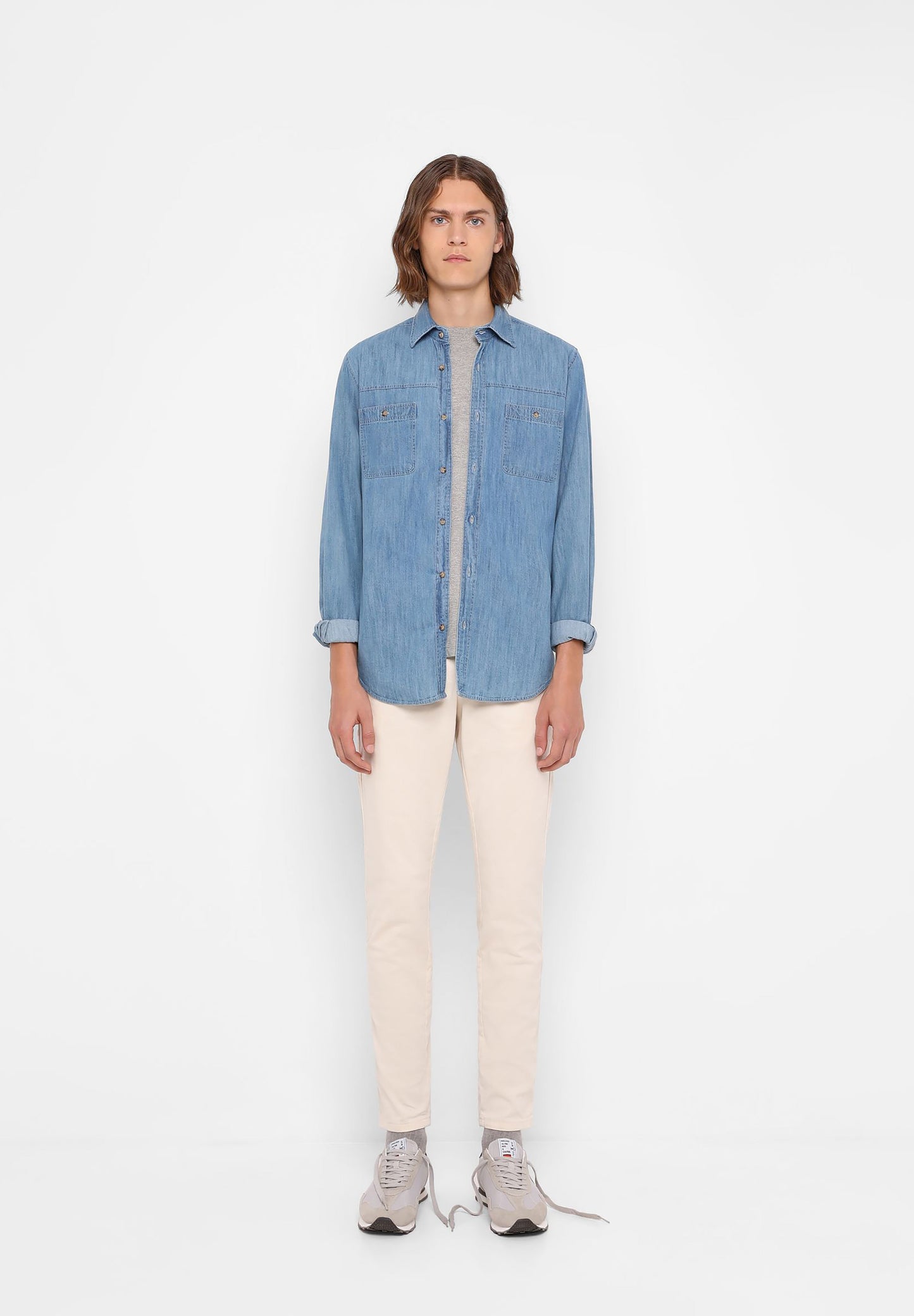 CAMISA DENIM BOLSILLOS