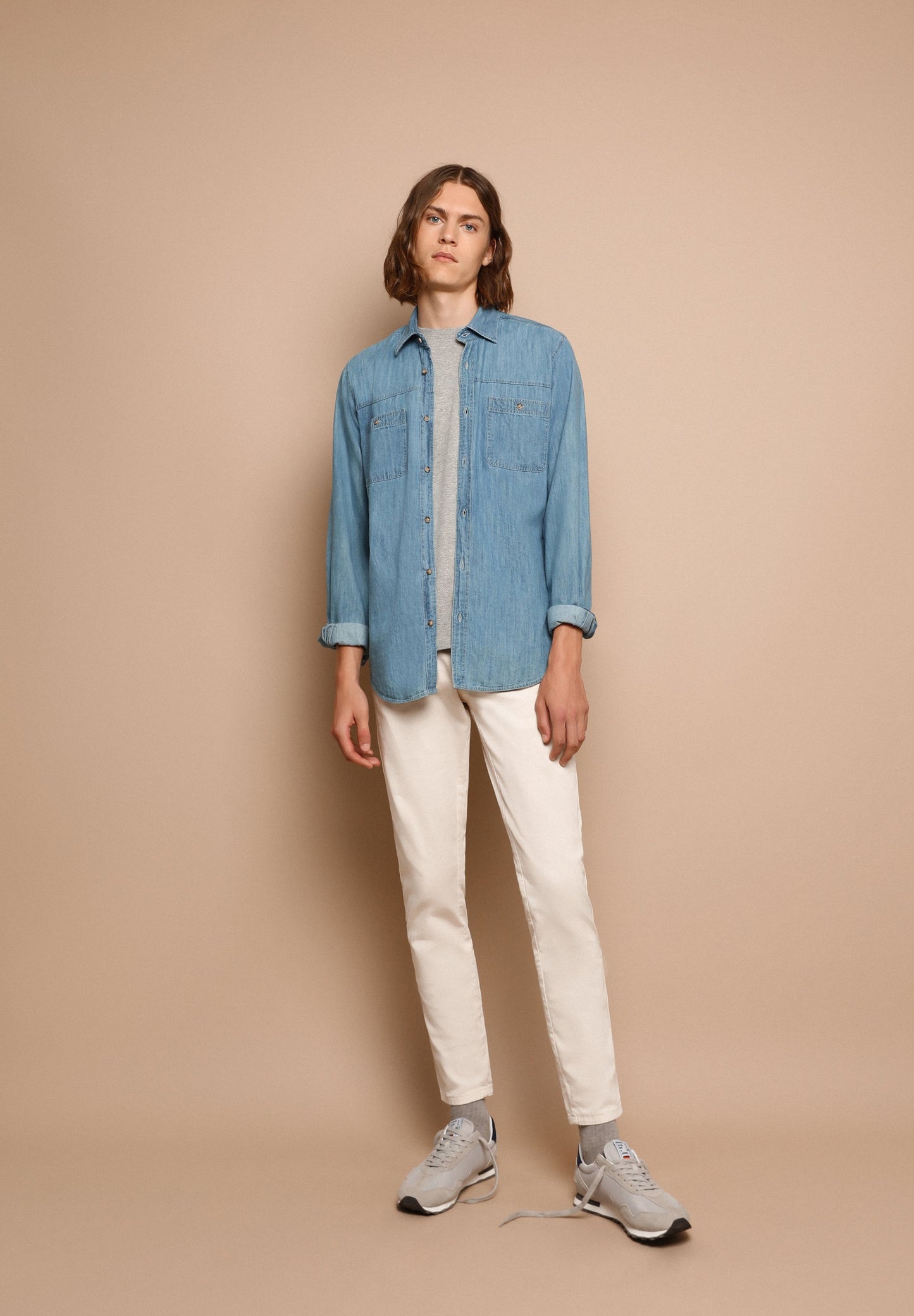 CAMISA DENIM BOLSILLOS